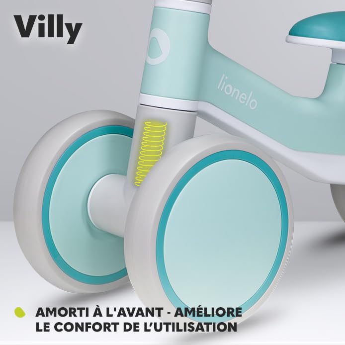 lionelo-villy-draisienne-4-roues-turquoise-1-3-ans image 6