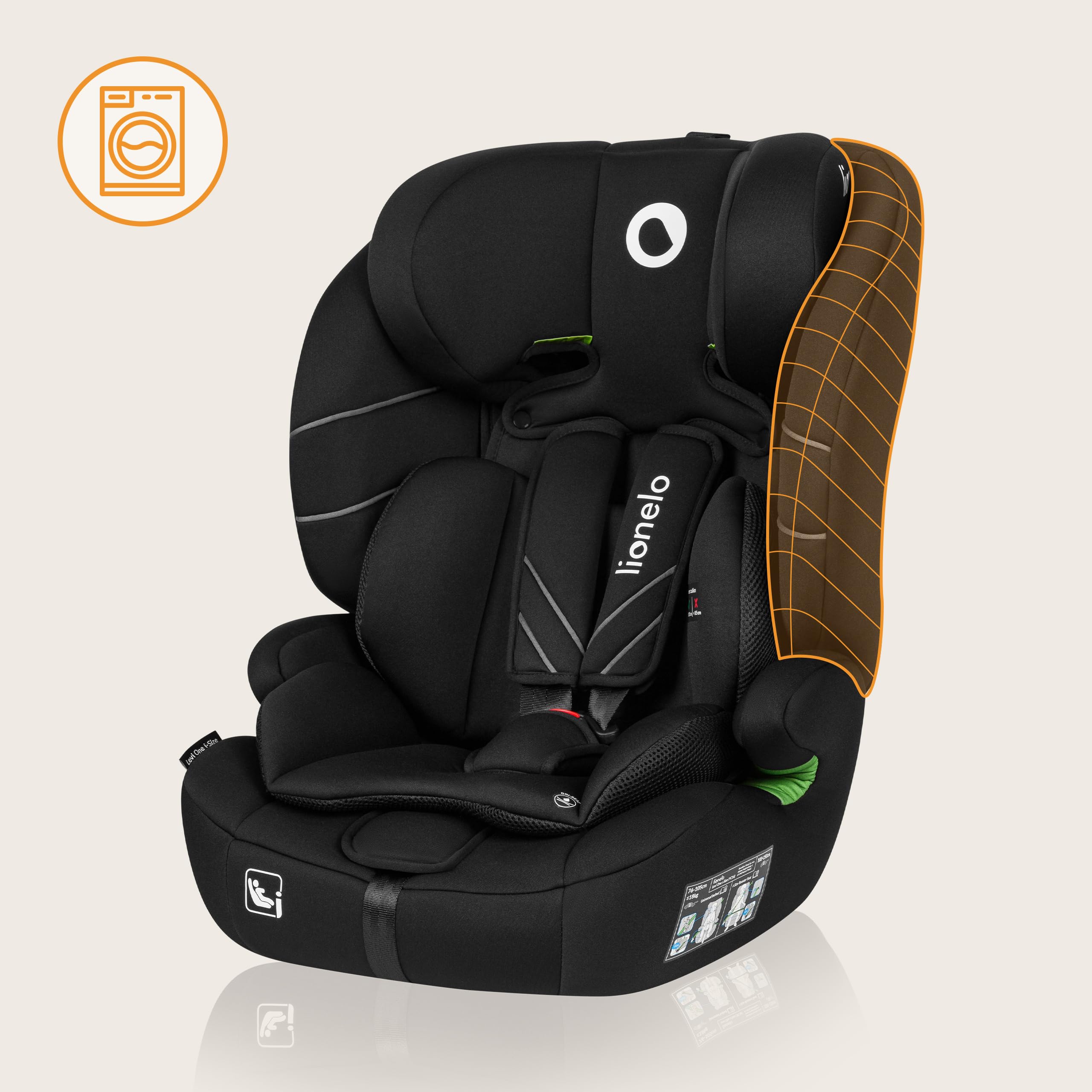 lionelo-levi-one-si-ge-auto-i-size-76-150-cm-noir image 5