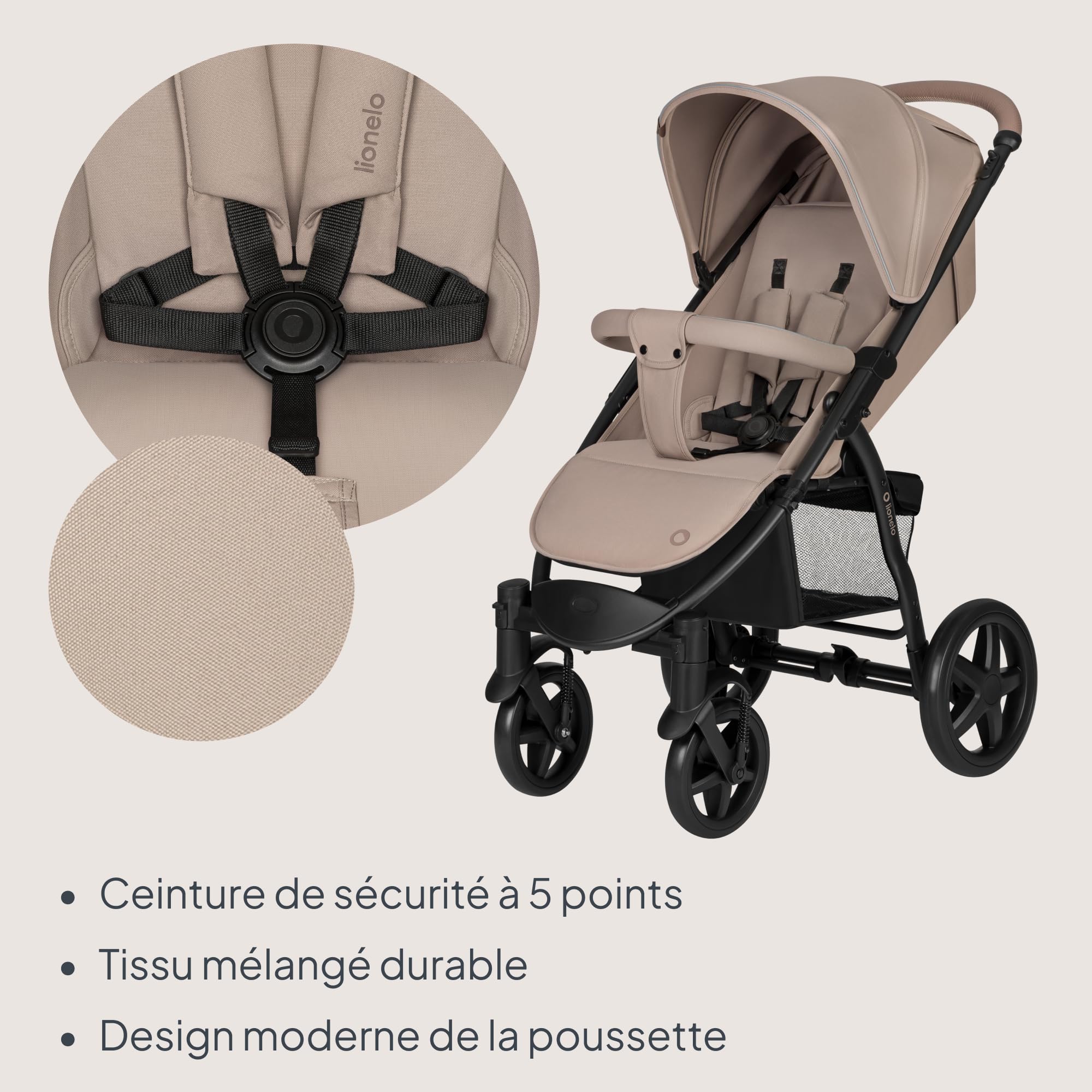 lionelo-annet-plus-poussette-beige-auvent-xxl-22-kg image 5