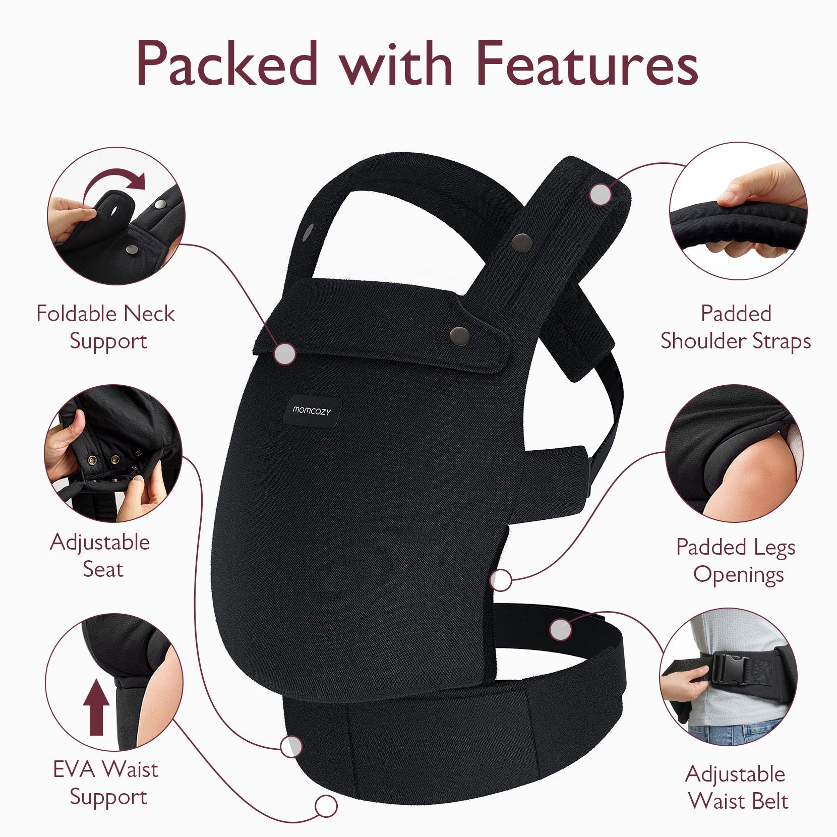 momcozy-purehug-porte-b-b-ergonomique-l-ger-noir image 7