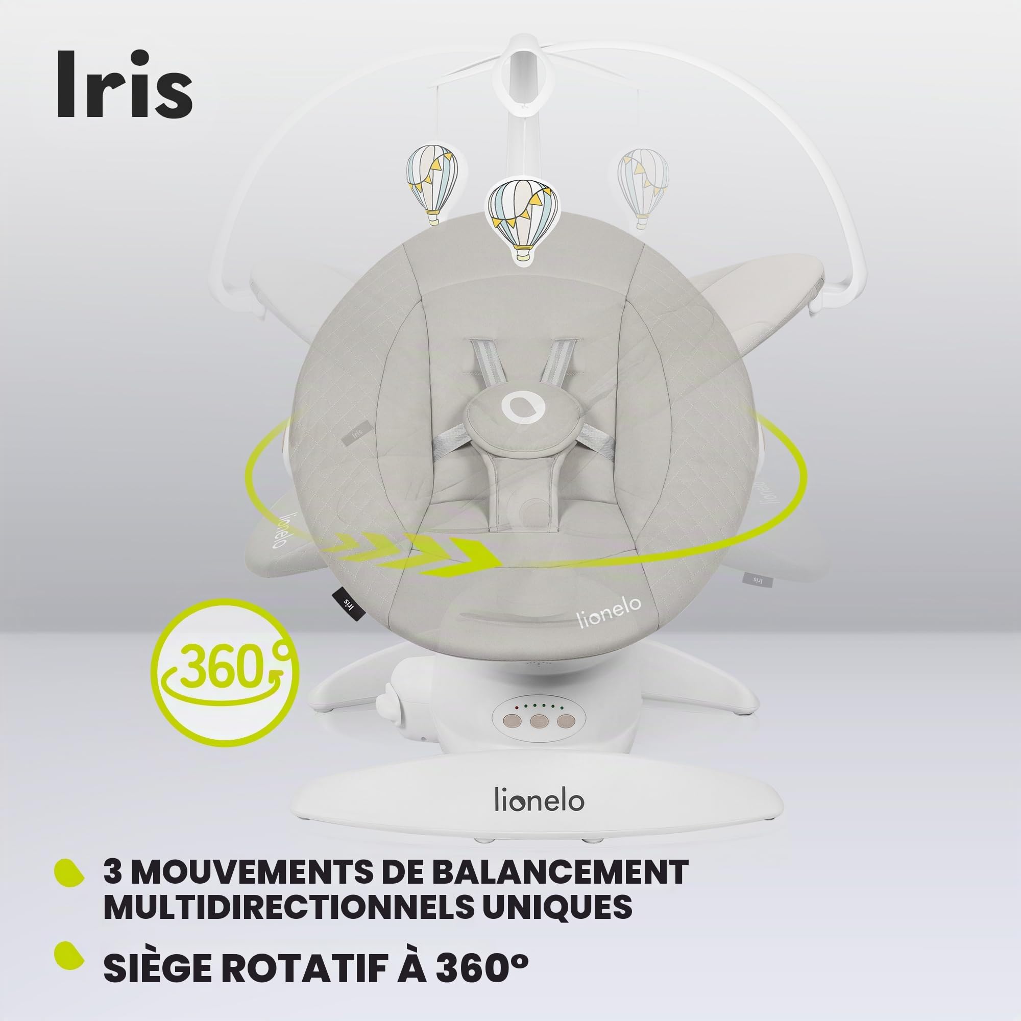 lionelo-iris-transat-balancelle-lectrique-360-9-kg-5-vitesses image 3