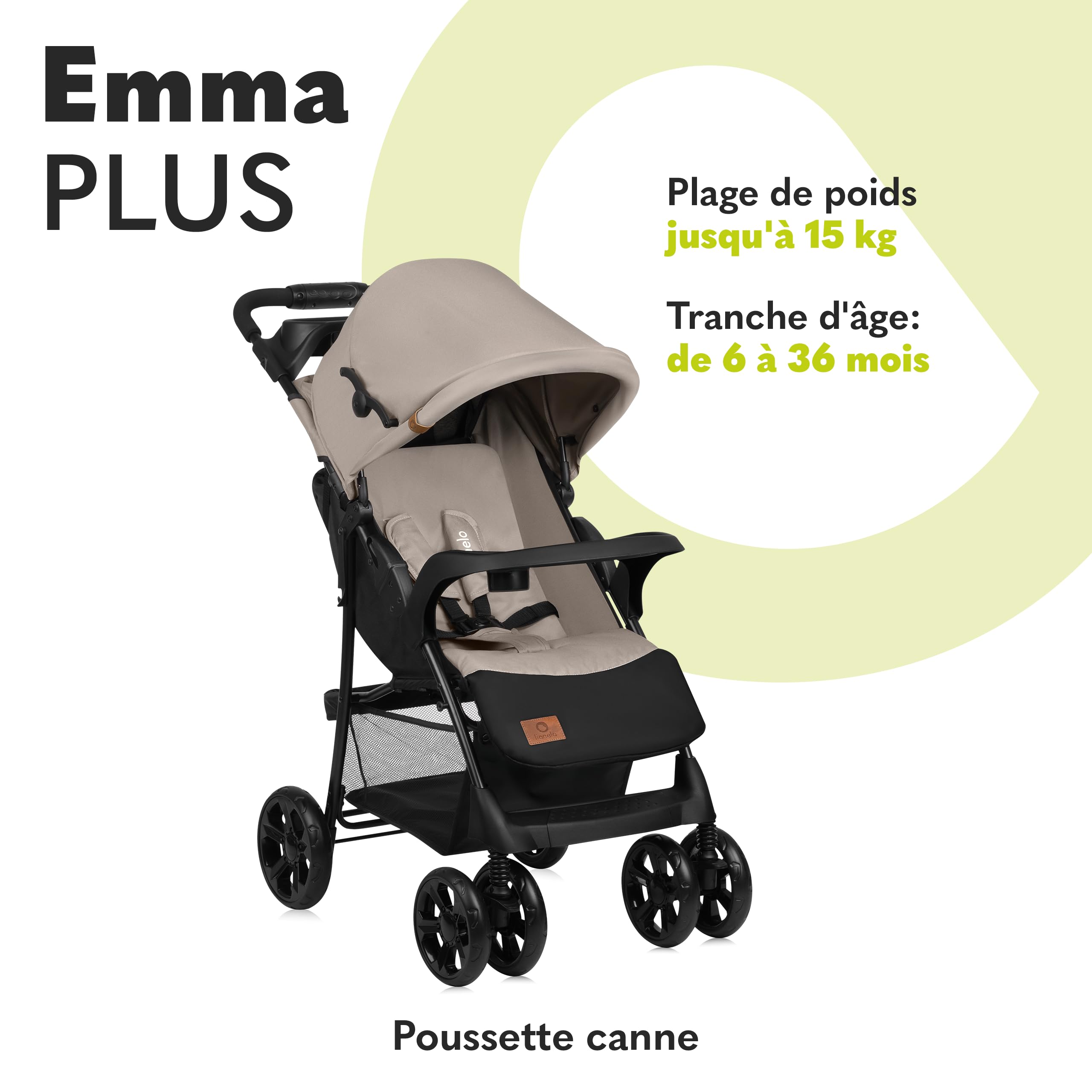 lionelo-emma-plus-poussette-b-b-stone-15-kg-position-allong-e image 2