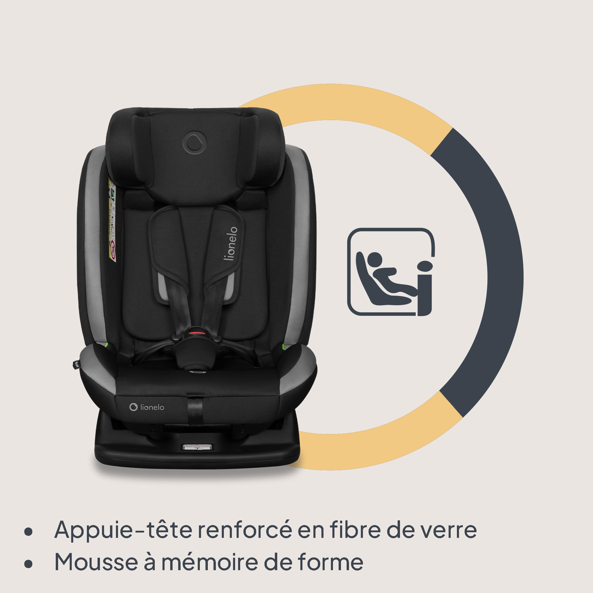 lionelo-aart-i-size-si-ge-auto-40-150-cm-gris-graphite image 3