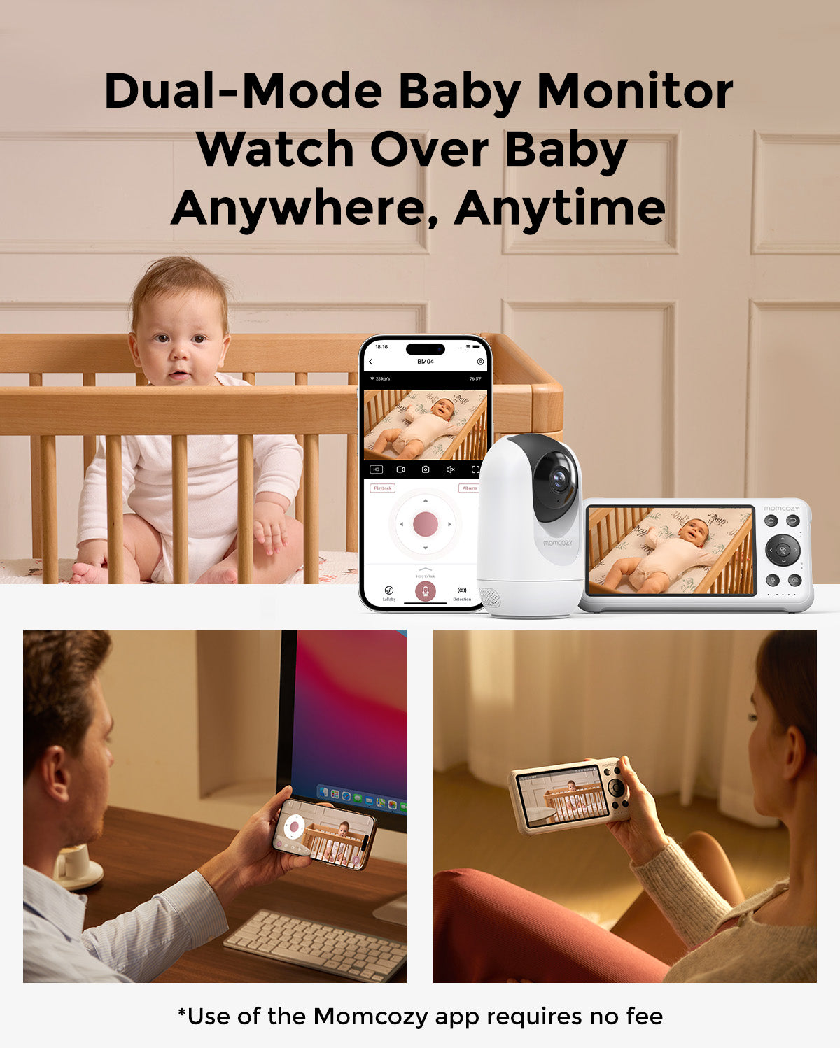 momcozy-m-series-bm04-cam-ra-b-b-1080p-babyphone-hd image 2