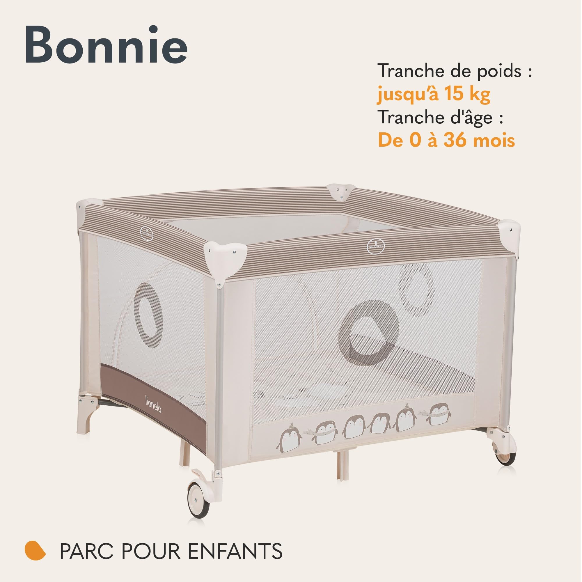 lionelo-bonnie-parc-b-b-100x100-beige-sand image 2