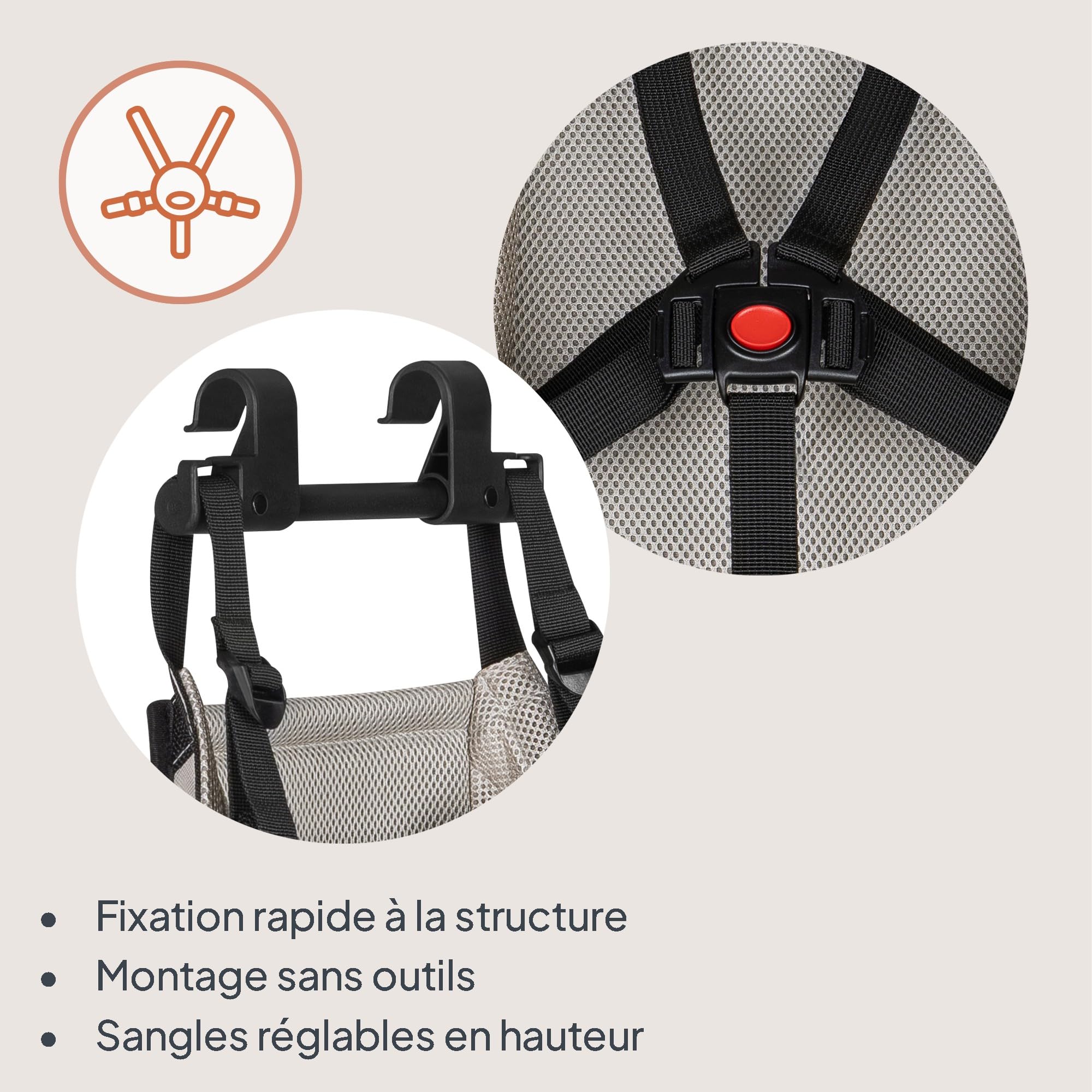 lionelo-cama-baby-si-ge-suspendu-hamac-nouveau-n-10-kg image 5