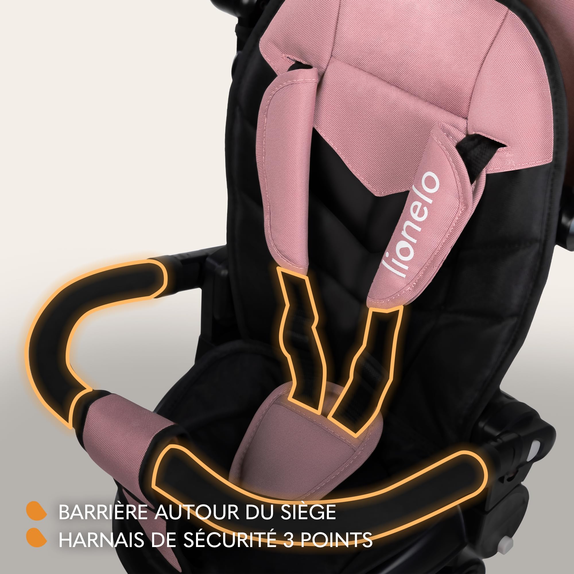 lionelo-tris-plus-tricycle-b-b-volutif-rose-360 image 6