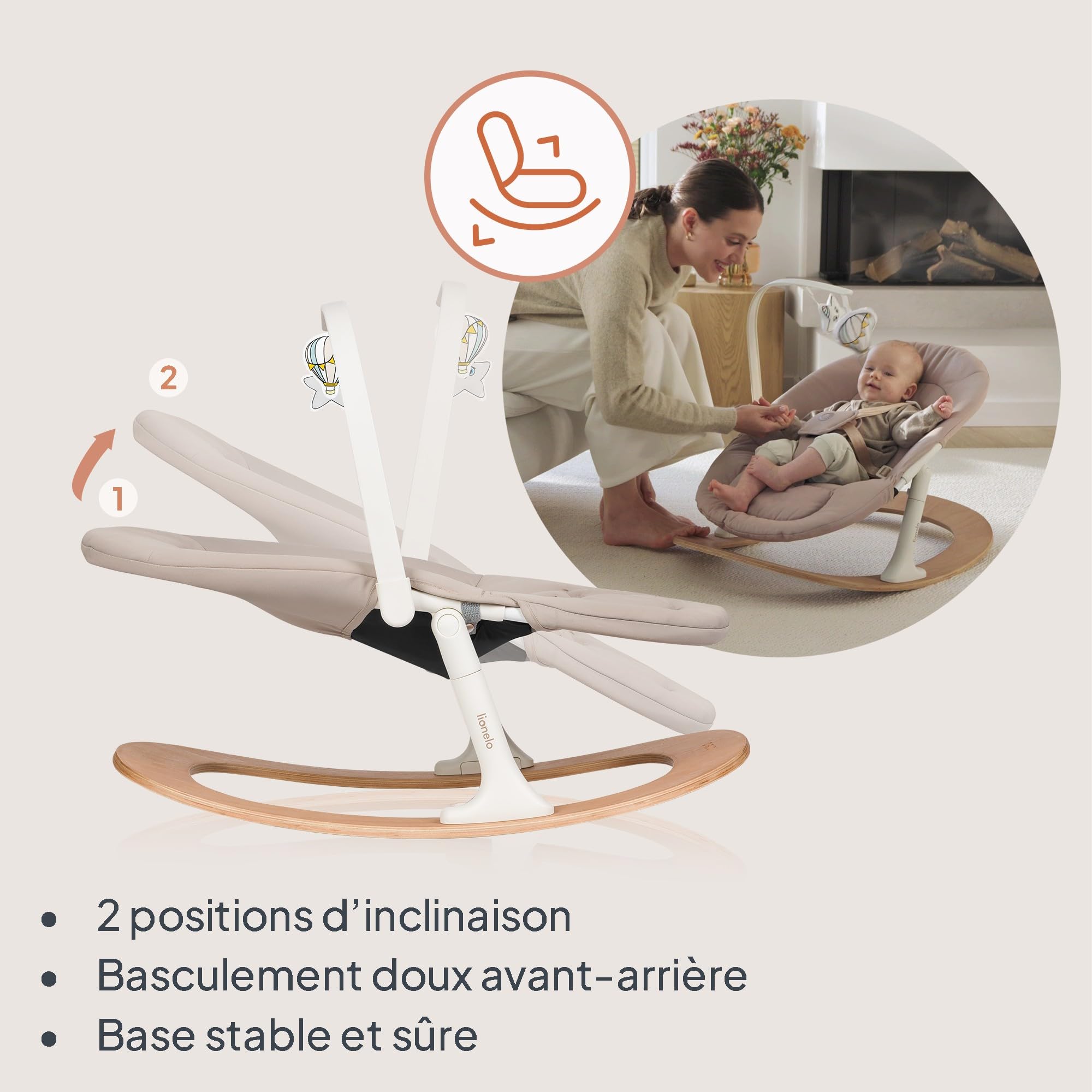 lionelo-celia-set-chaise-haute-b-b-4-en-1-avec-transat image 4