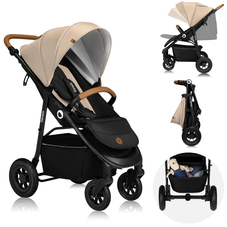 lionelo-natt-poussette-canne-beige-22-kg-tout-terrain image 1