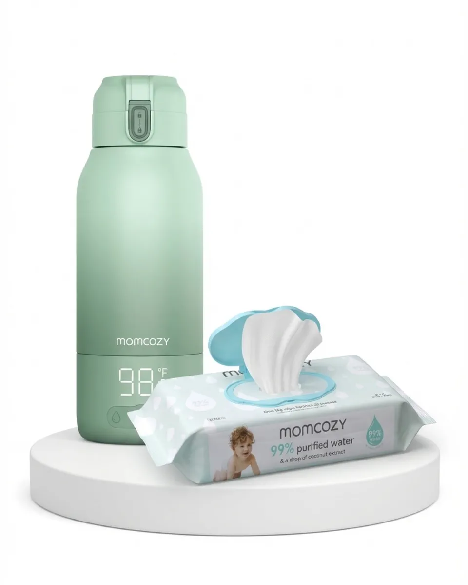 momcozy-m-series-chauffe-lait-portable-lingettes-eau image 1
