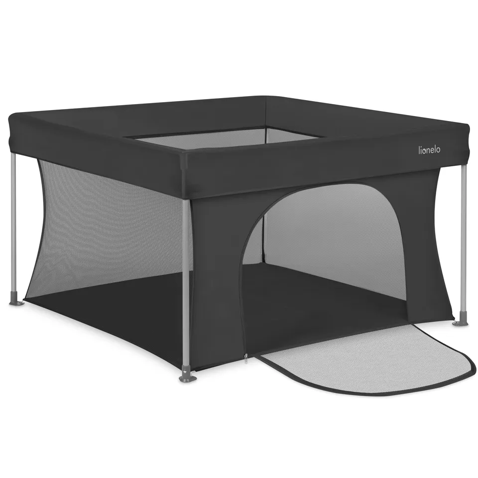lionelo-paco-parc-b-b-pliable-111x111-cm-noir-entr-e-lat-rale image 1