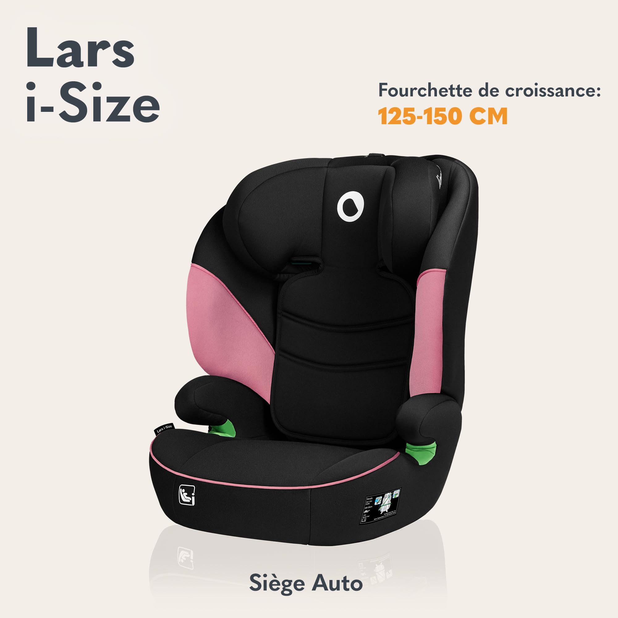 lionelo-lars-si-ge-auto-i-size-rose-100-150-cm-r129 image 2