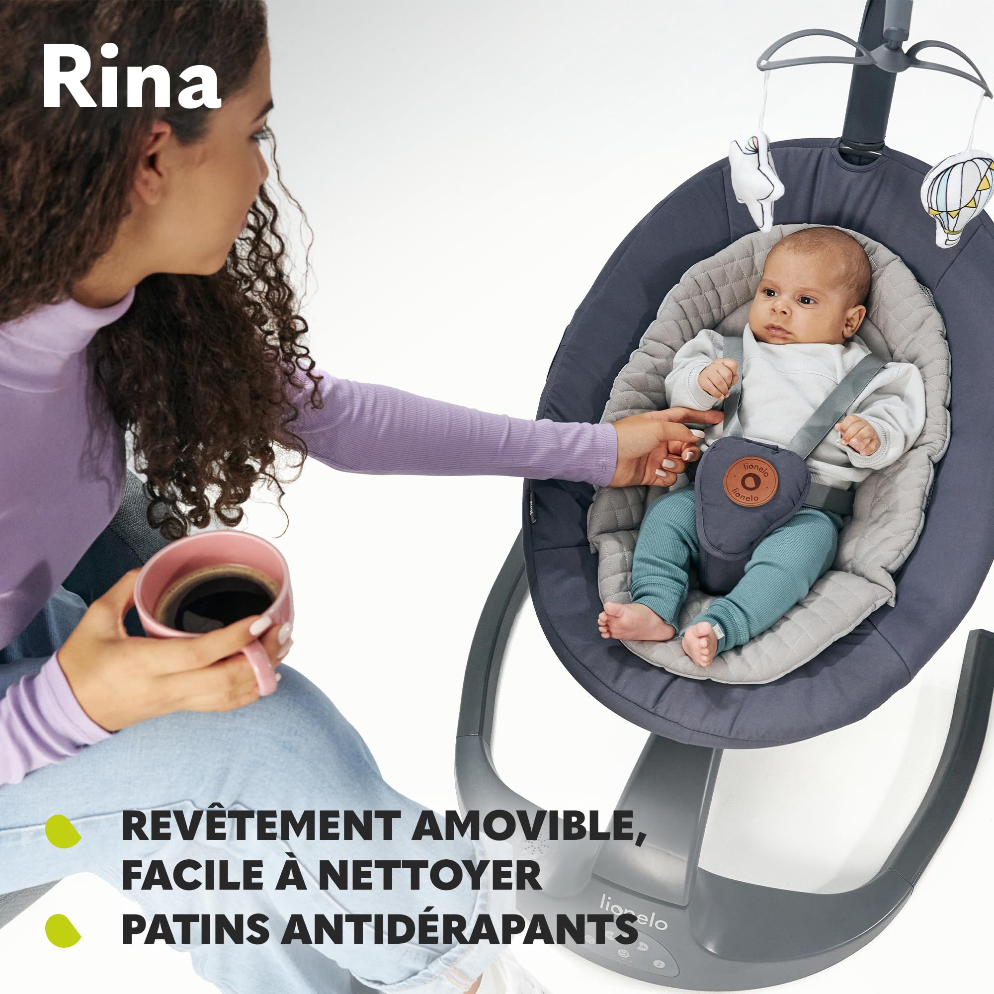 lionelo-rina-balancelle-transat-2en1-360-5-vitesses-t-l-commande image 7