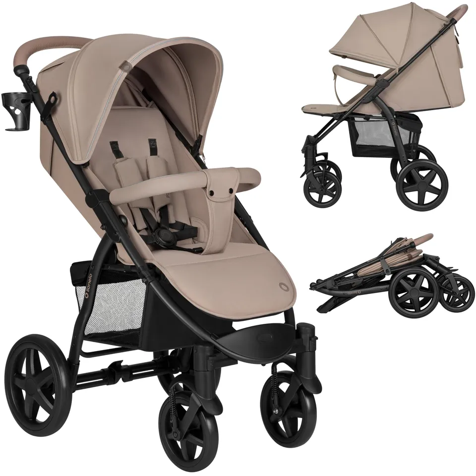 lionelo-annet-plus-poussette-beige-auvent-xxl-22-kg image 1