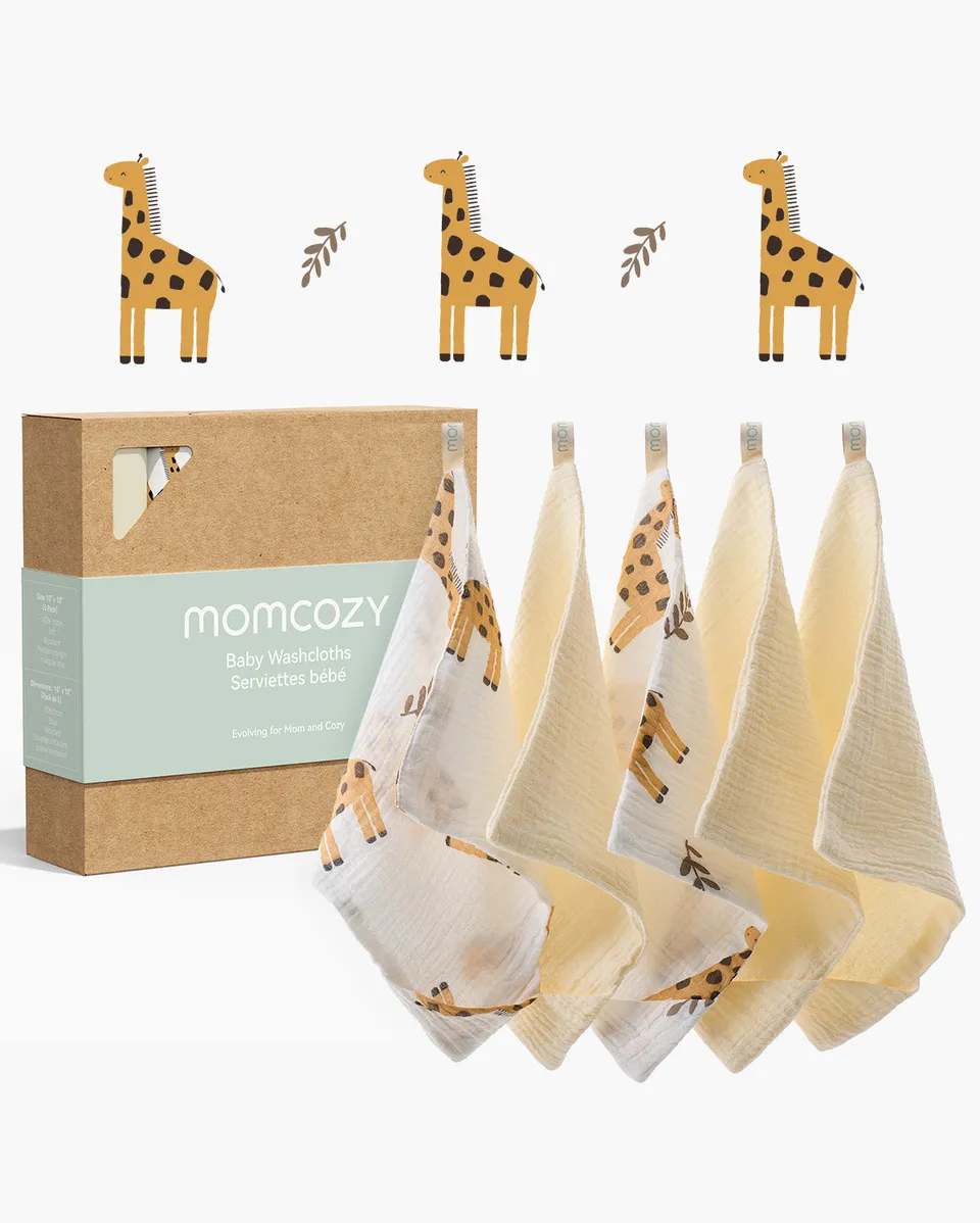 momcozy-m-series-lingettes-b-b-coton-girafe-ensoleill-e image 1