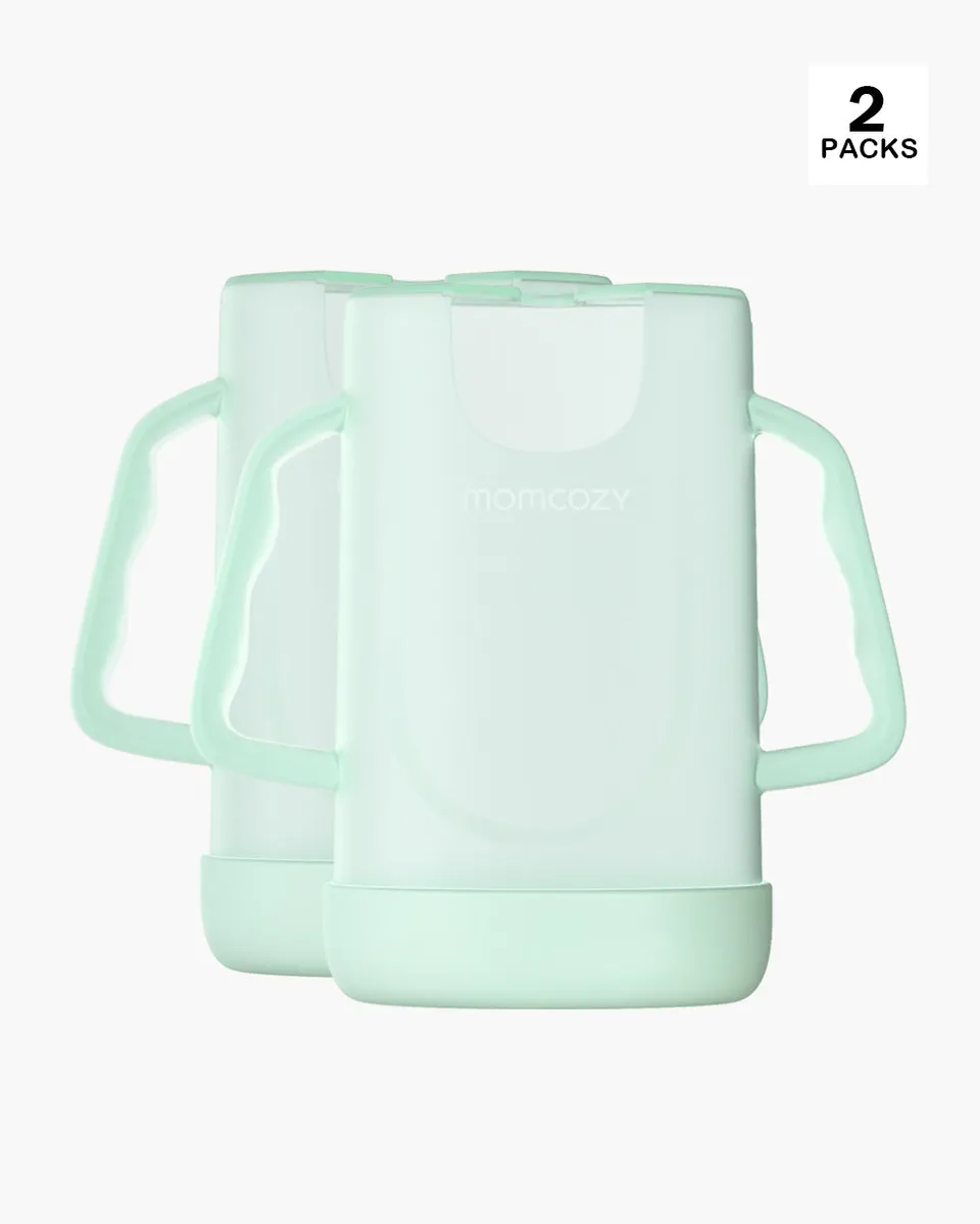 momcozy-m-series-support-pochette-b-b-vert-anti-fuite image 1