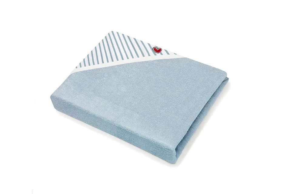babytolove-serviettes-papillon-sortie-de-bain-blue-stripes-bambou image 1