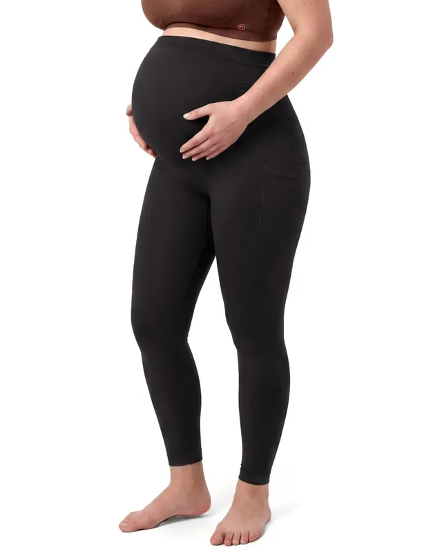 momcozy-m-series-legging-maternit-sans-couture-noir-m-souple image 1