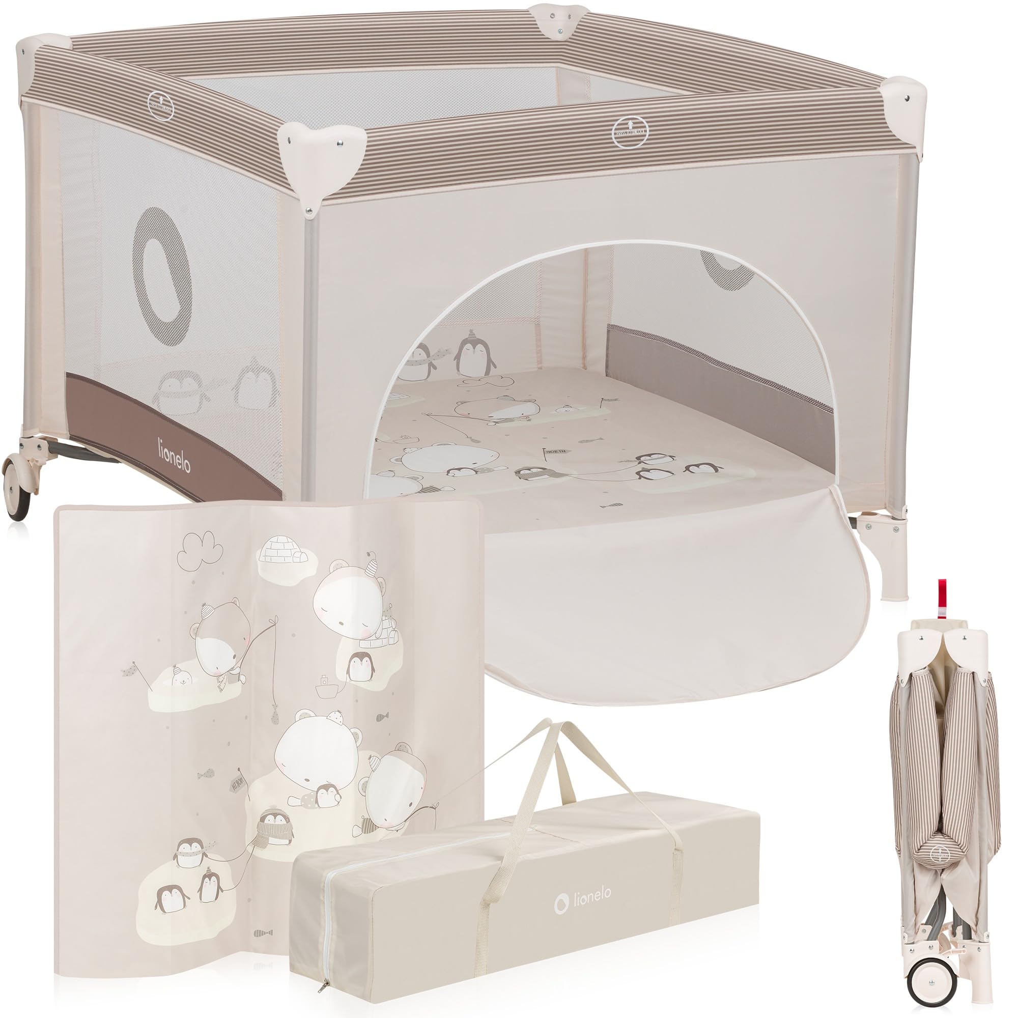 lionelo-bonnie-parc-b-b-100x100-beige-sand image 1