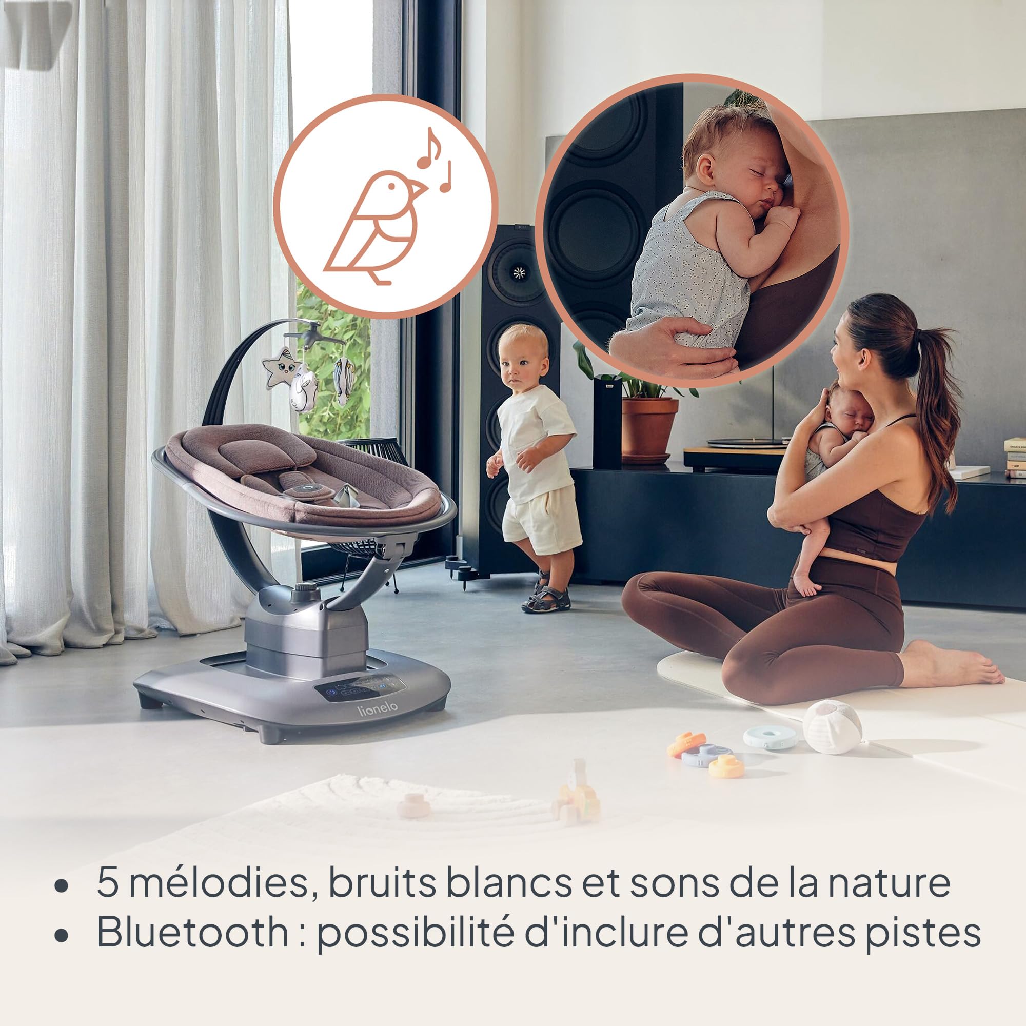 lionelo-blossom-transat-b-b-lectrique-rose-5-vitesses-bluetooth image 6