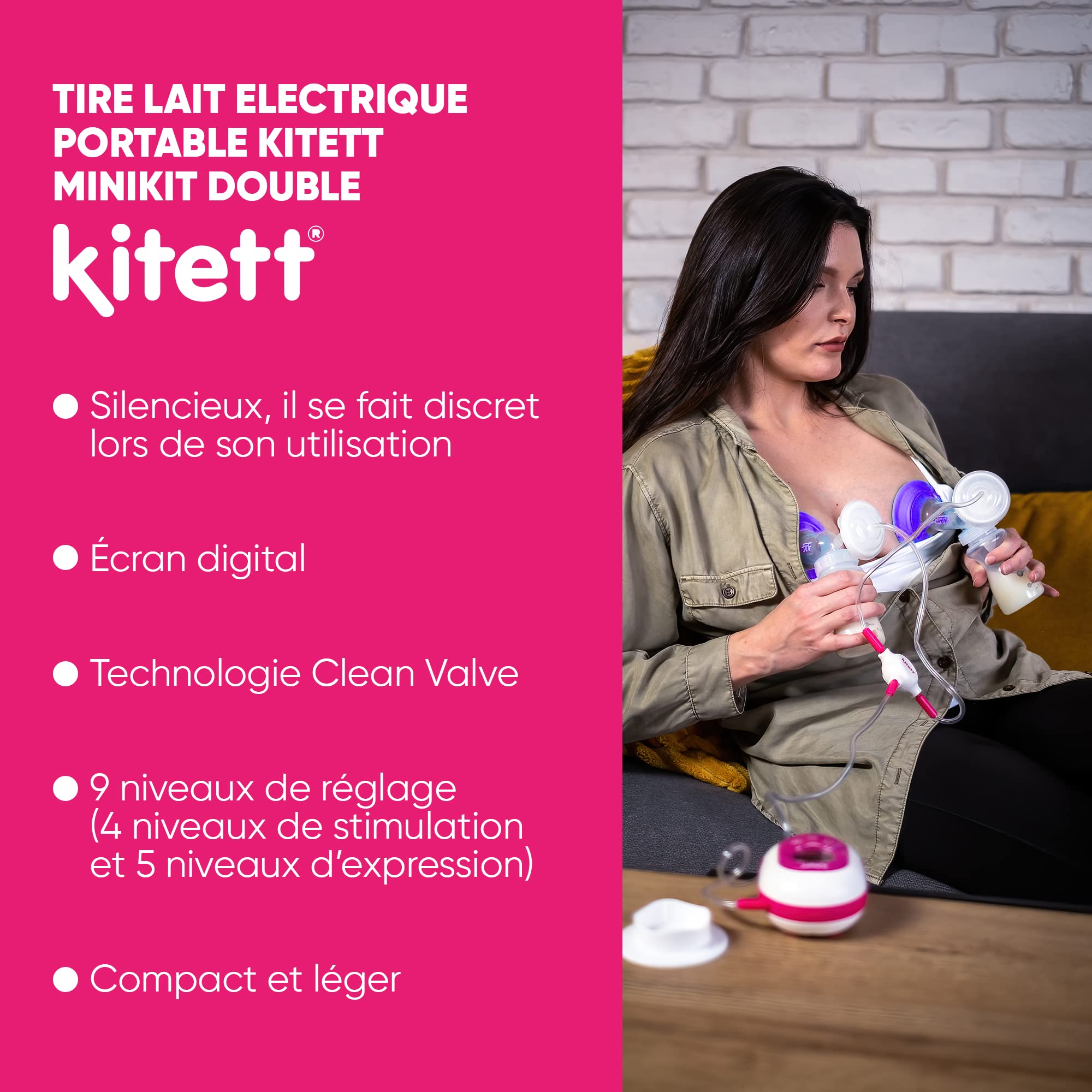 kitett-minikit-double-tire-lait-lectrique-t-terelle-21-mm-9-niveaux image 3