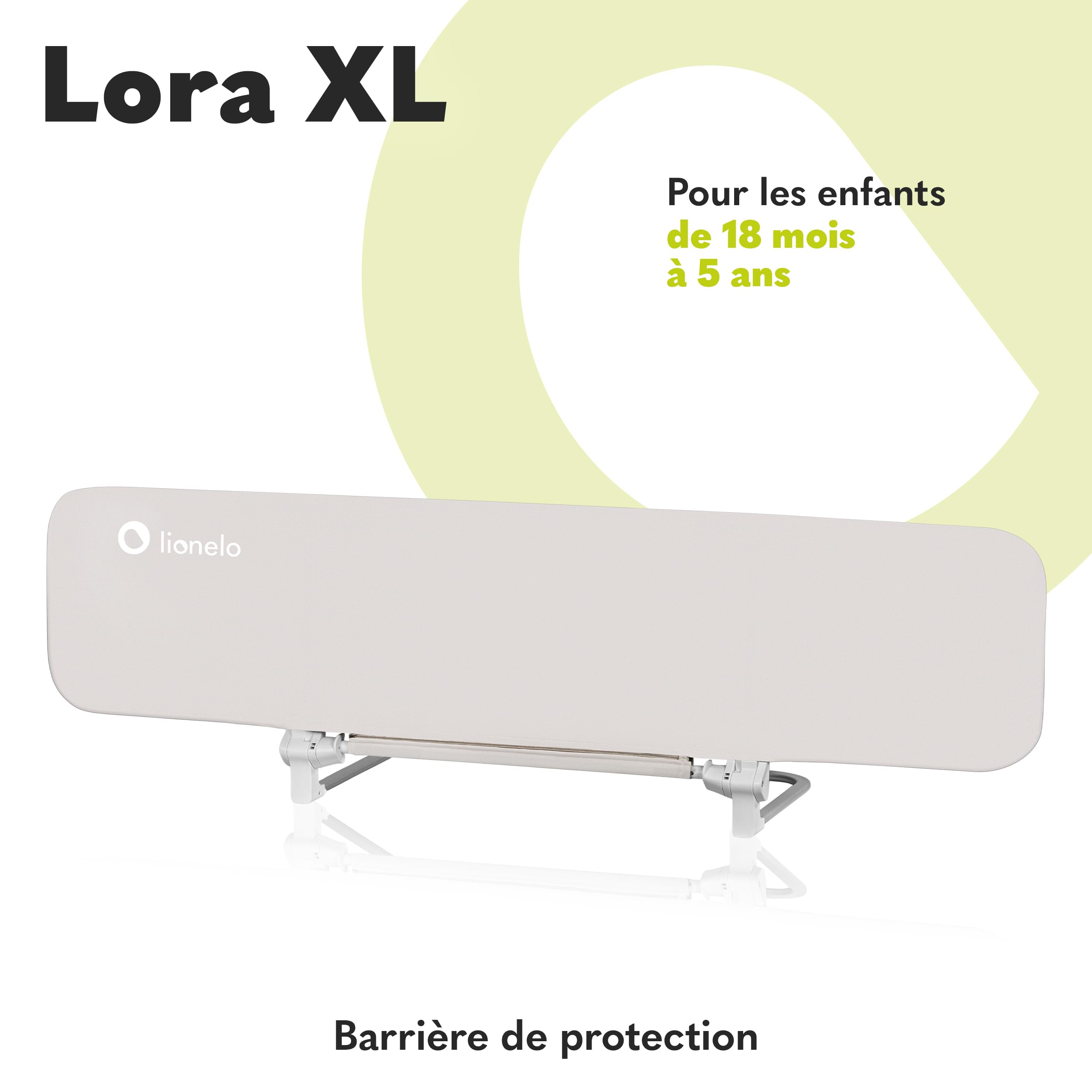 lionelo-lora-xl-barri-re-de-lit-150-cm-beige image 2