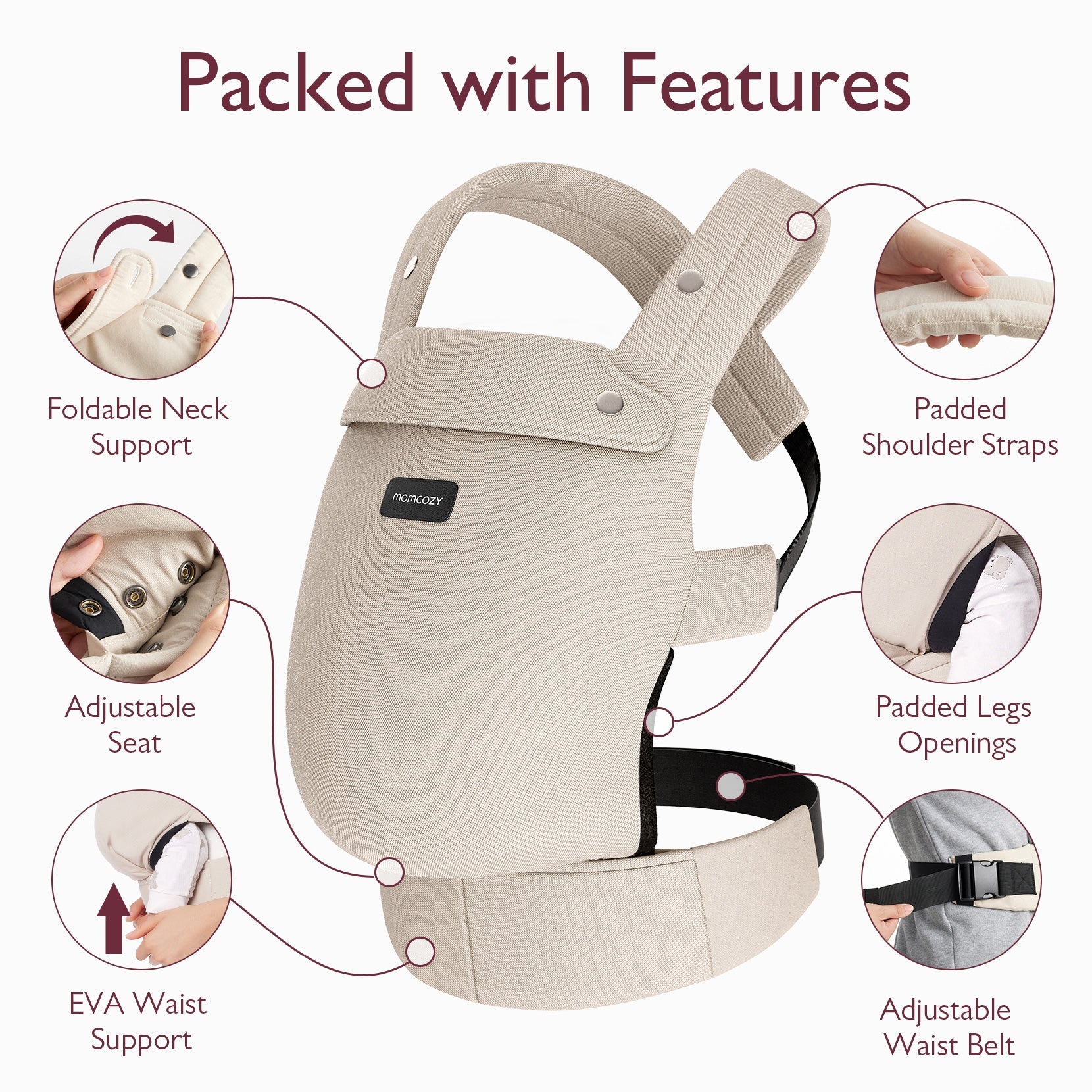 momcozy-purehug-porte-b-b-ergonomique-l-ger-noir image 3