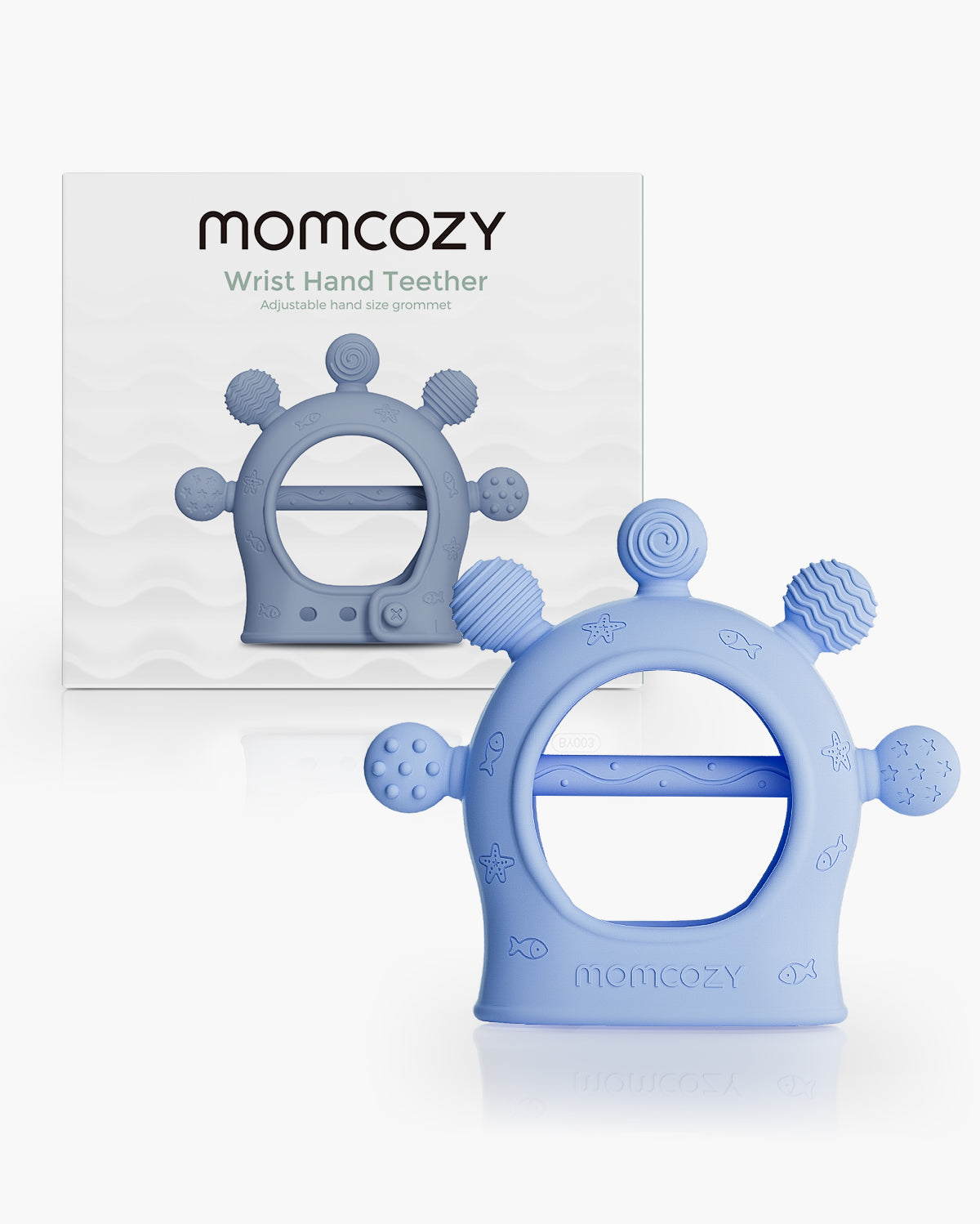 momcozy-m-series-jouets-dentition-b-b-vert-silicone image 3