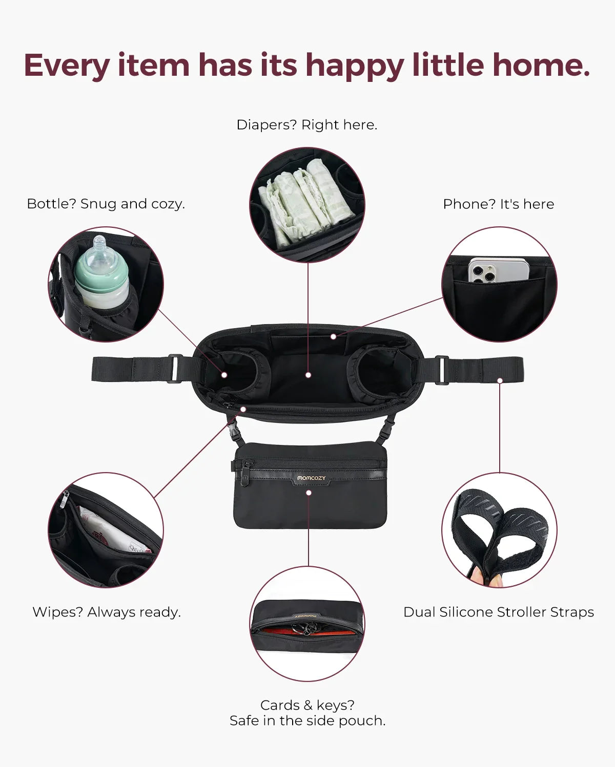 momcozy-m-series-organisateur-poussette-universel-noir image 3