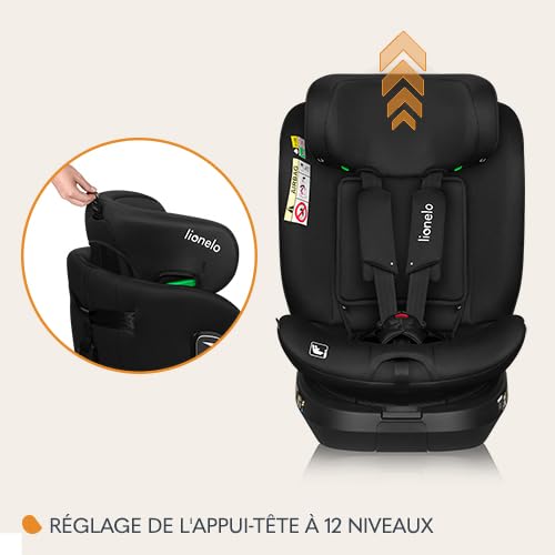 lionelo-brave-i-size-si-ge-auto-pivotant-360-noir-40-150-cm image 7