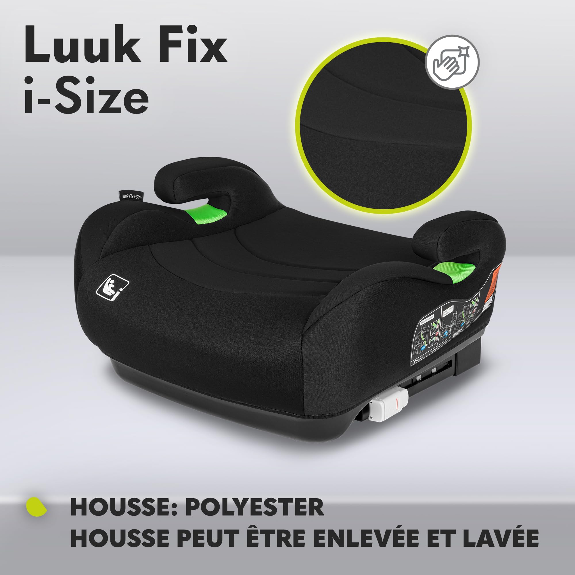 lionelo-luuk-fix-i-size-rehausseur-auto-isofix-noir-22-36-kg image 7