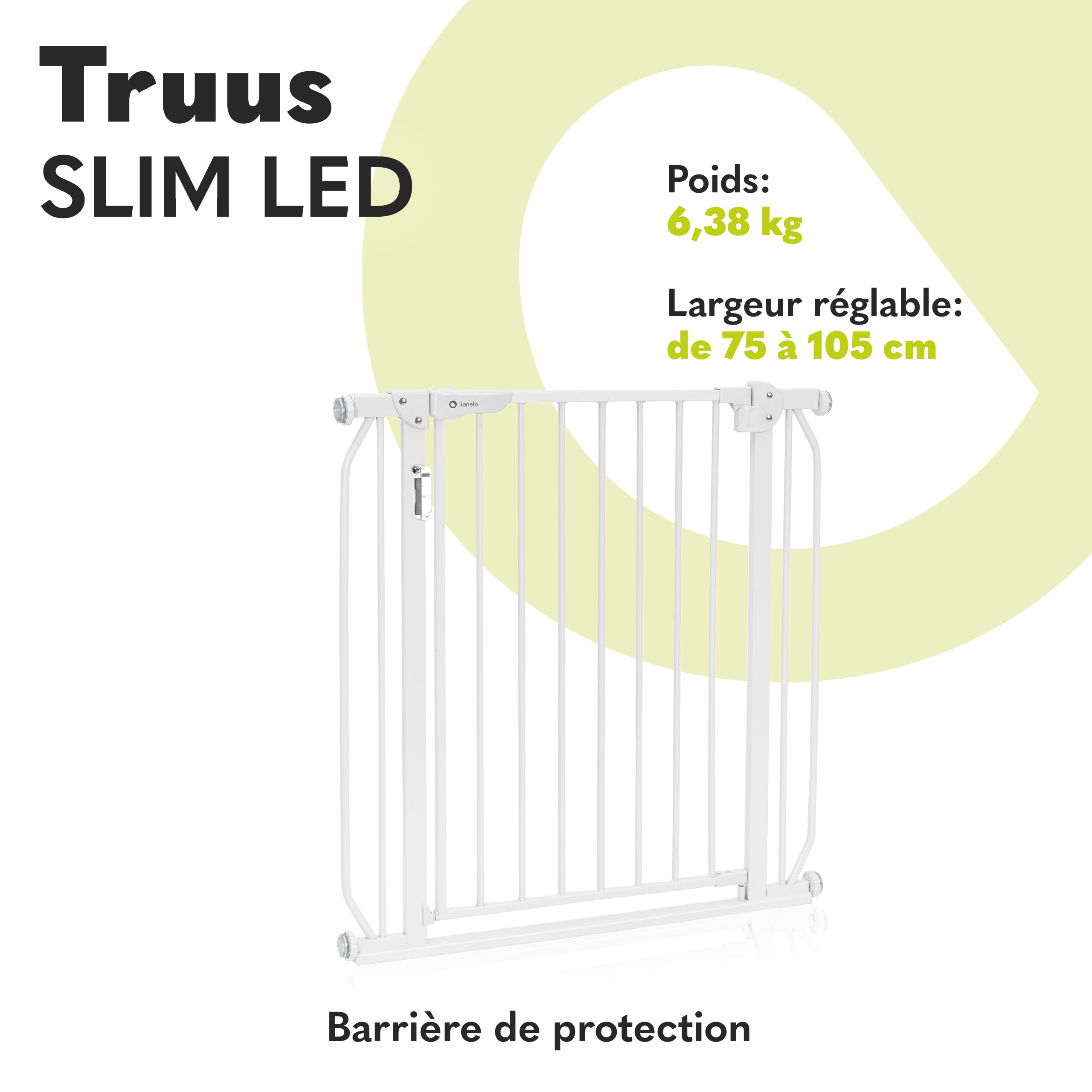 lionelo-truus-slim-barri-re-b-b-75-105-cm-blanc image 2