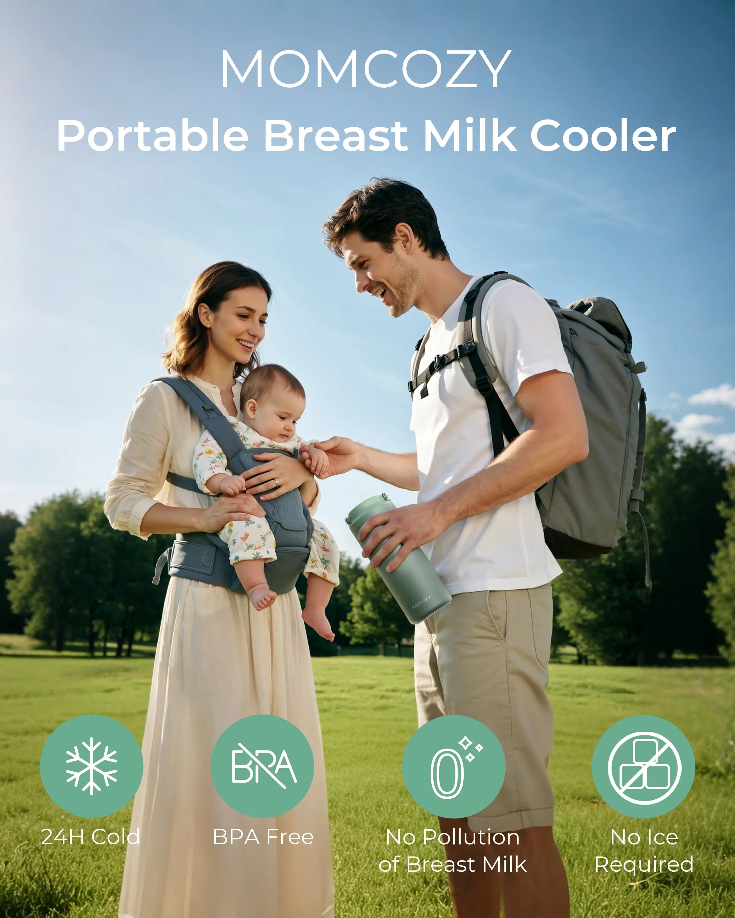 momcozy-glaci-re-lait-maternel-portable-355-ml-vert image 2
