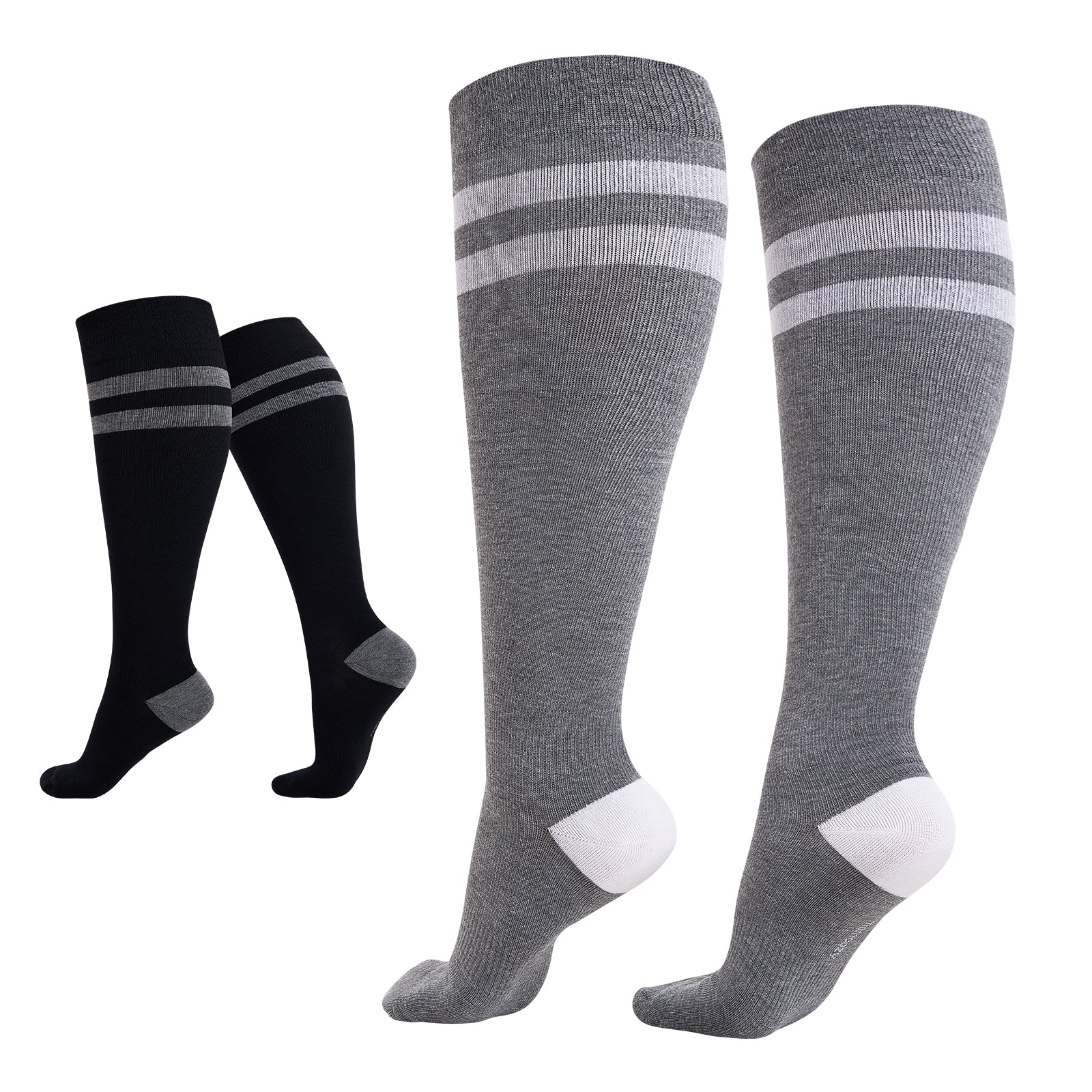 momcozy-m-series-chaussettes-compression-femme-gris-rose image 7
