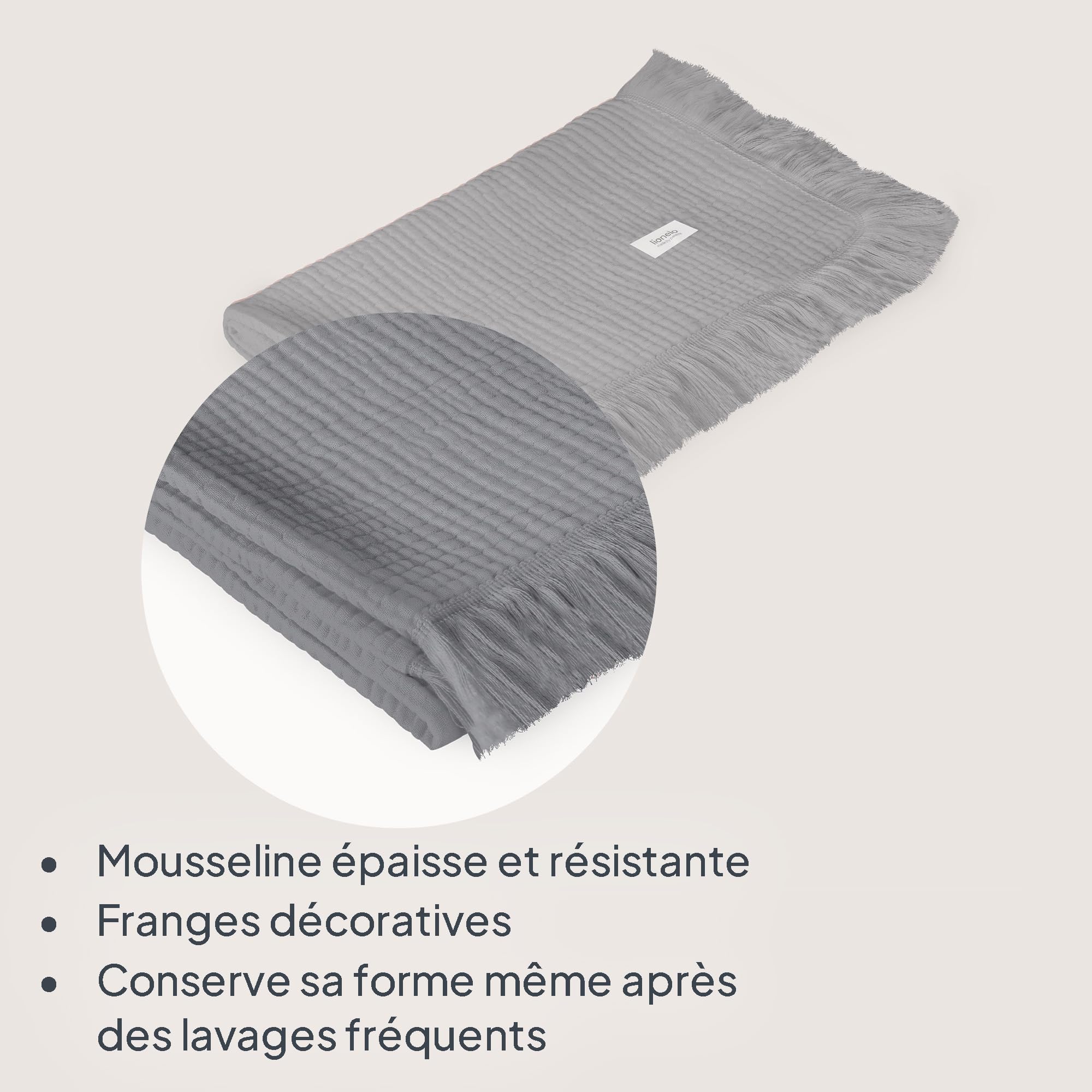 lionelo-couverture-b-b-mousseline-gris-100x70-cm-6-couches image 5