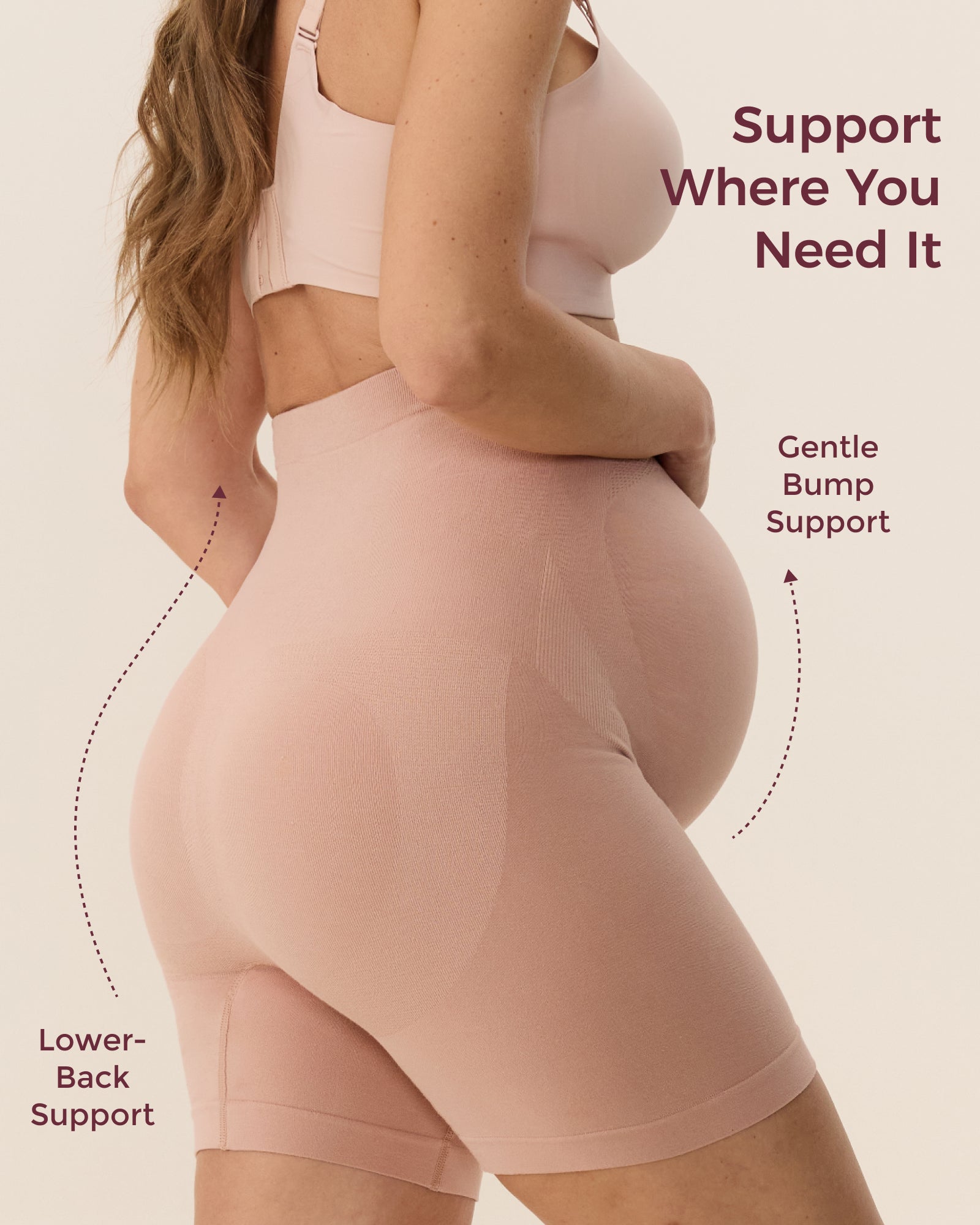 momcozy-m-series-skinhug-sous-v-tement-maternit-rose-taille-m image 2