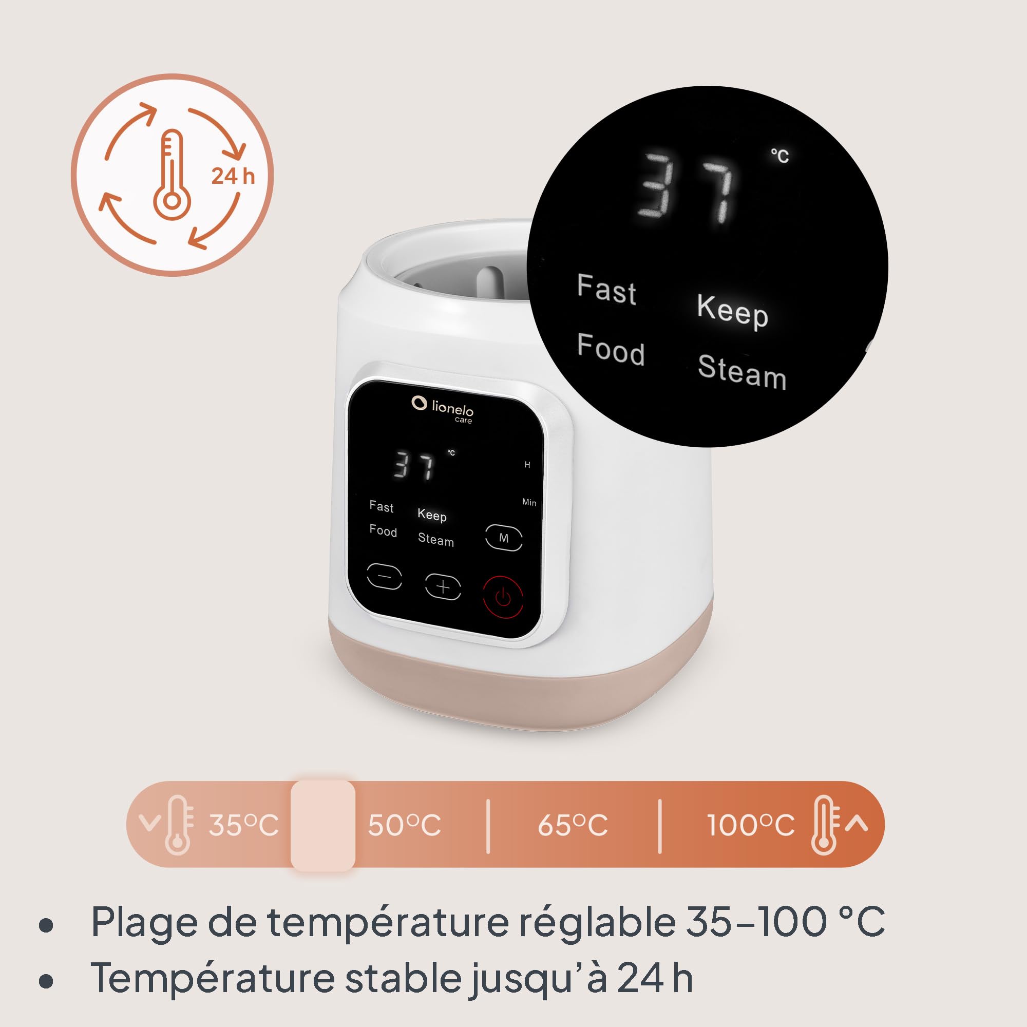 lionelo-thermup-3-0-chauffe-biberon-lectrique-6-en-1-400-w image 6