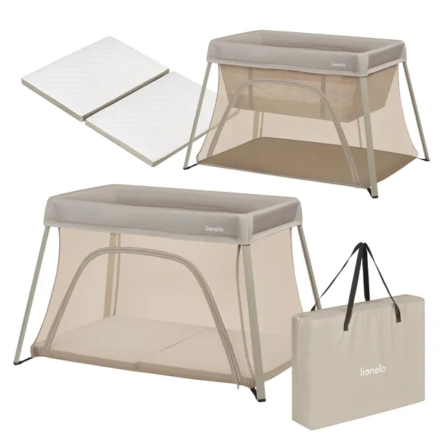 lionelo-alice-lit-de-voyage-3-en-1-beige-15-kg image 1