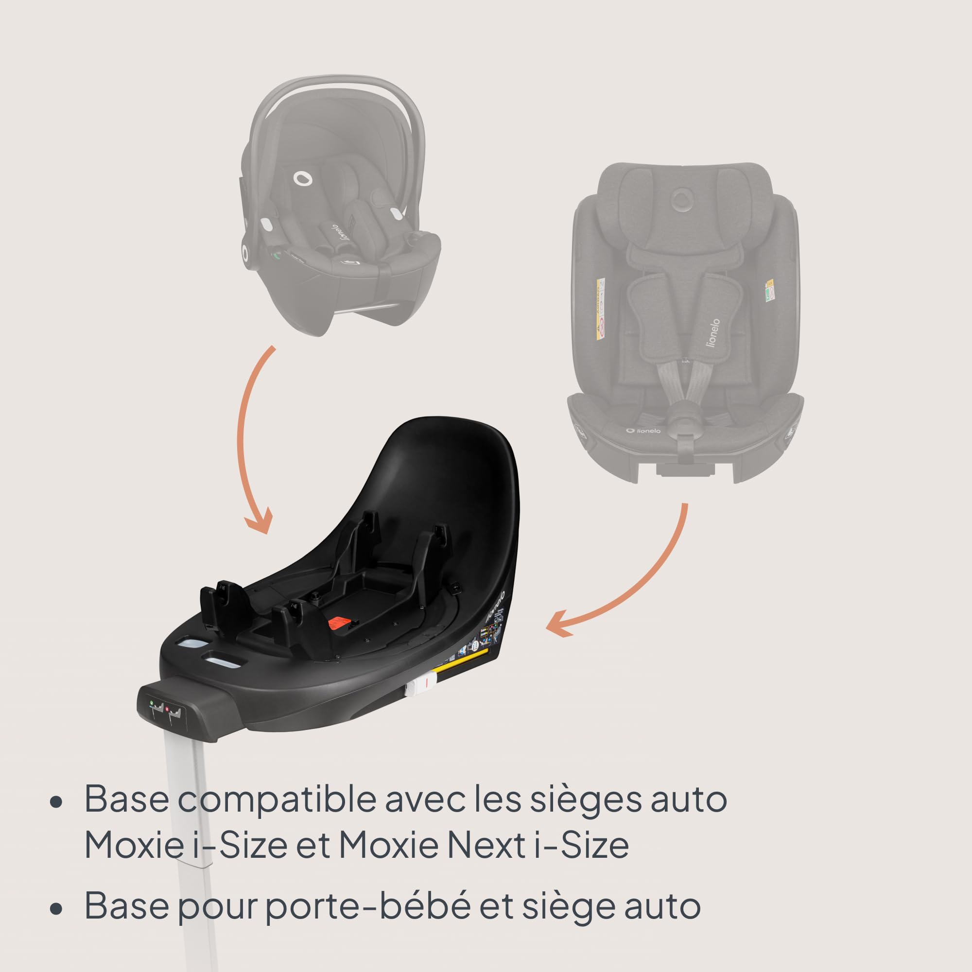 lionelo-moxie-plus-base-isofix-360-pivotante-pour-si-ge-auto image 2
