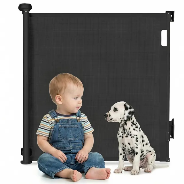 lionelo-thea-barri-re-s-curit-r-tractable-140-cm-noir image 1