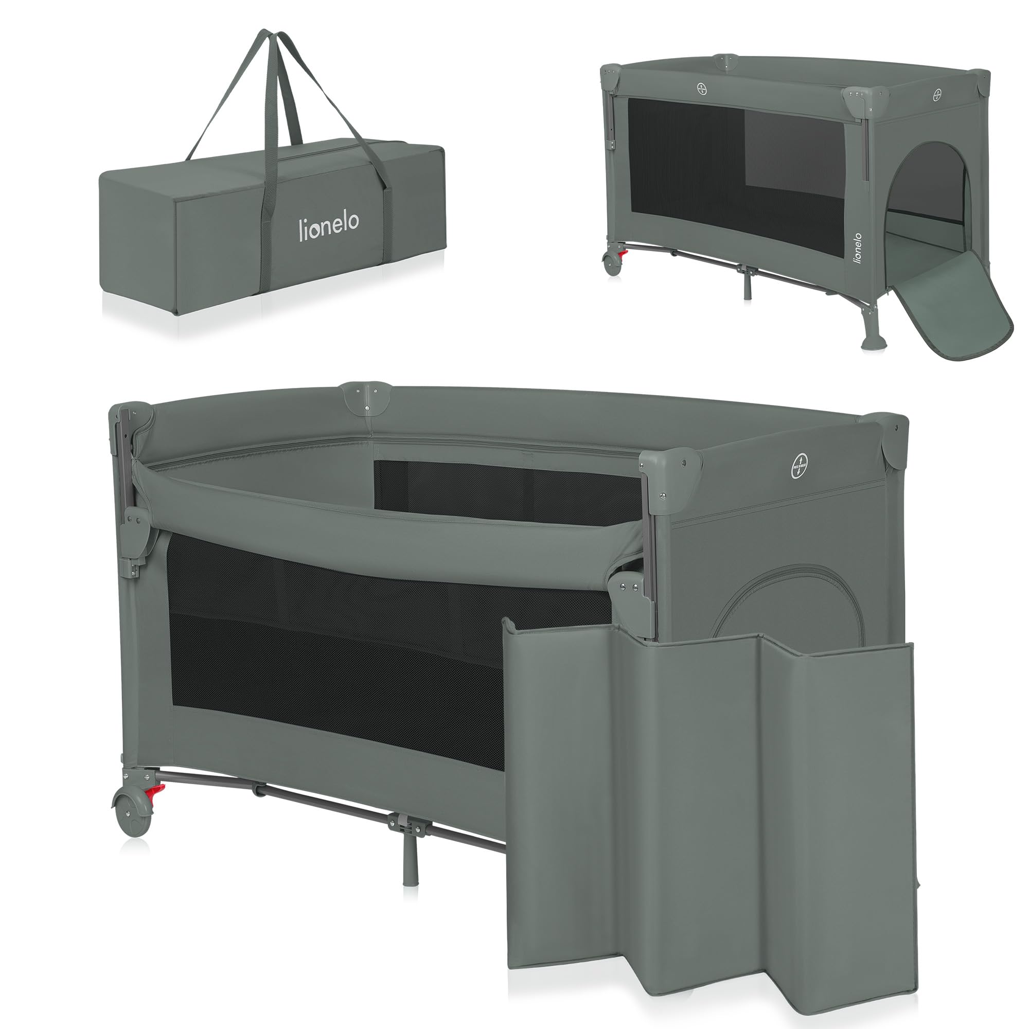 lionelo-ellen-lit-voyage-cododo-vert-3-en-1-15-kg image 1