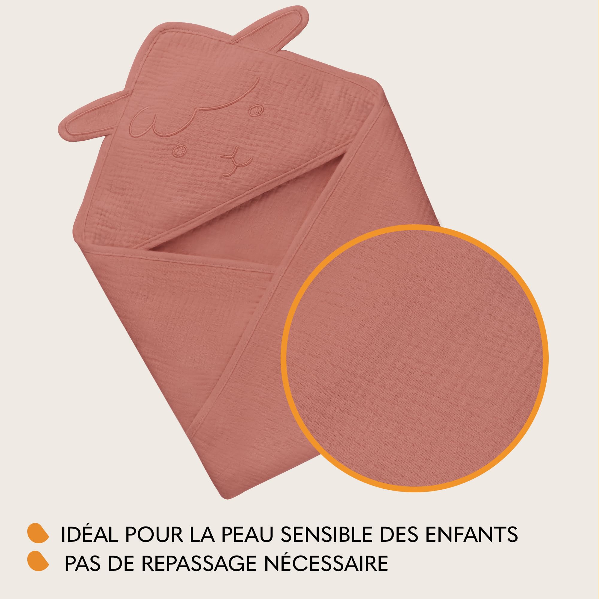 lionelo-cape-de-bain-b-b-mousseline-80x80-cm-rouge-corail image 4