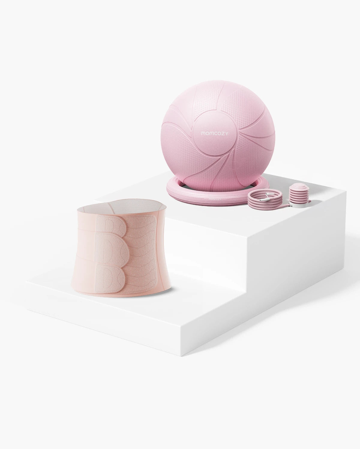 momcozy-birthease-ballon-grossesse-ceinture-m-dusty-rose image 1
