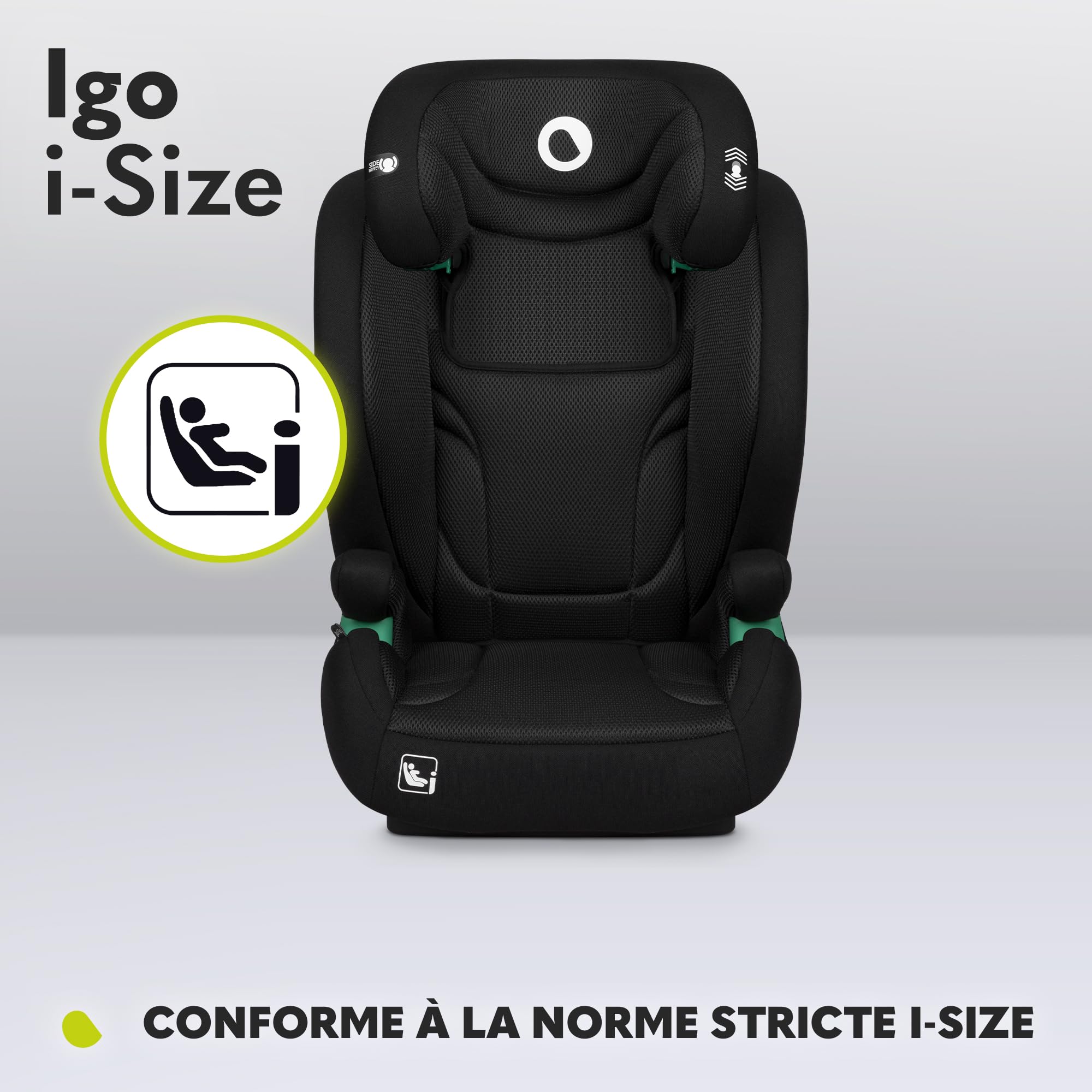 lionelo-igo-i-size-si-ge-auto-noir-100-150-cm-isofix image 4