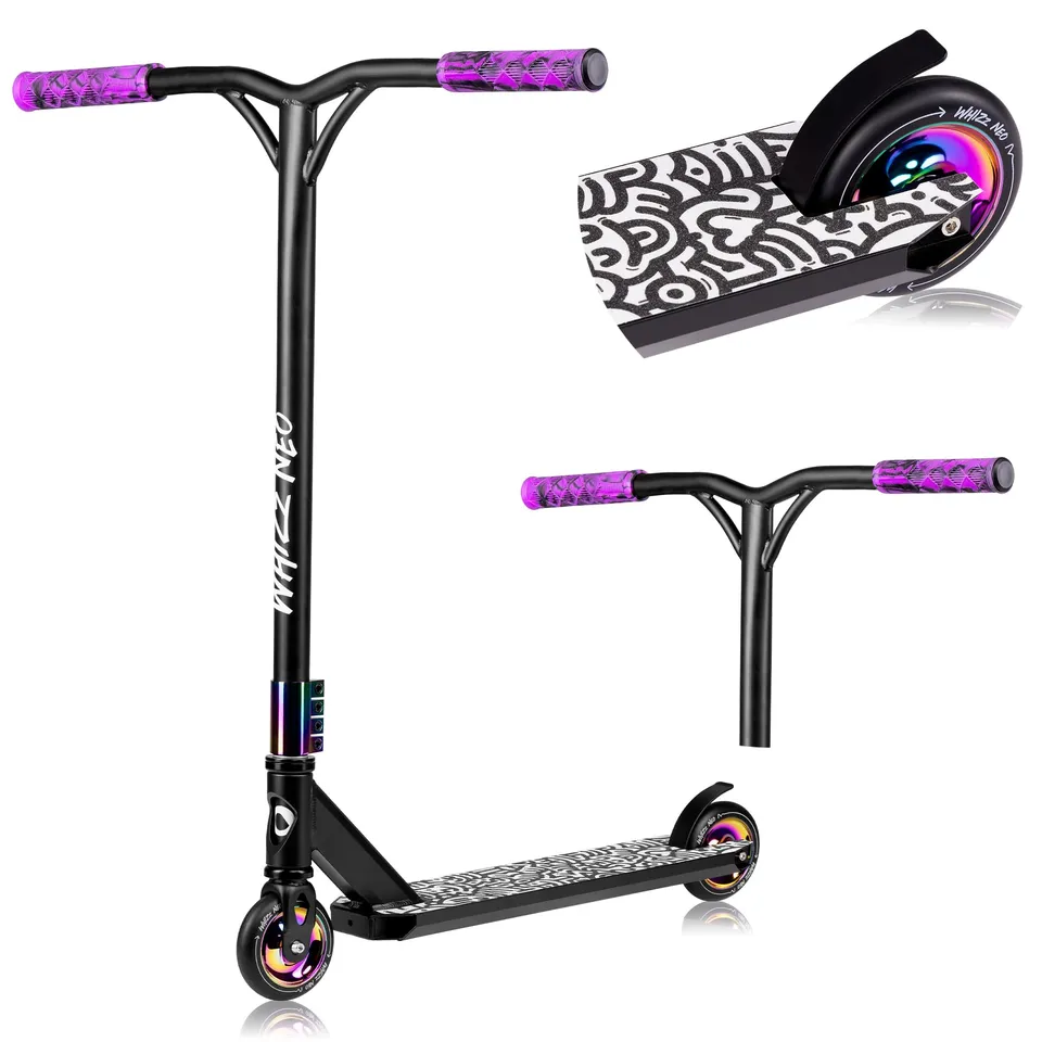 lionelo-whizz-neo-trottinette-freestyle-carbon-multicolor image 1