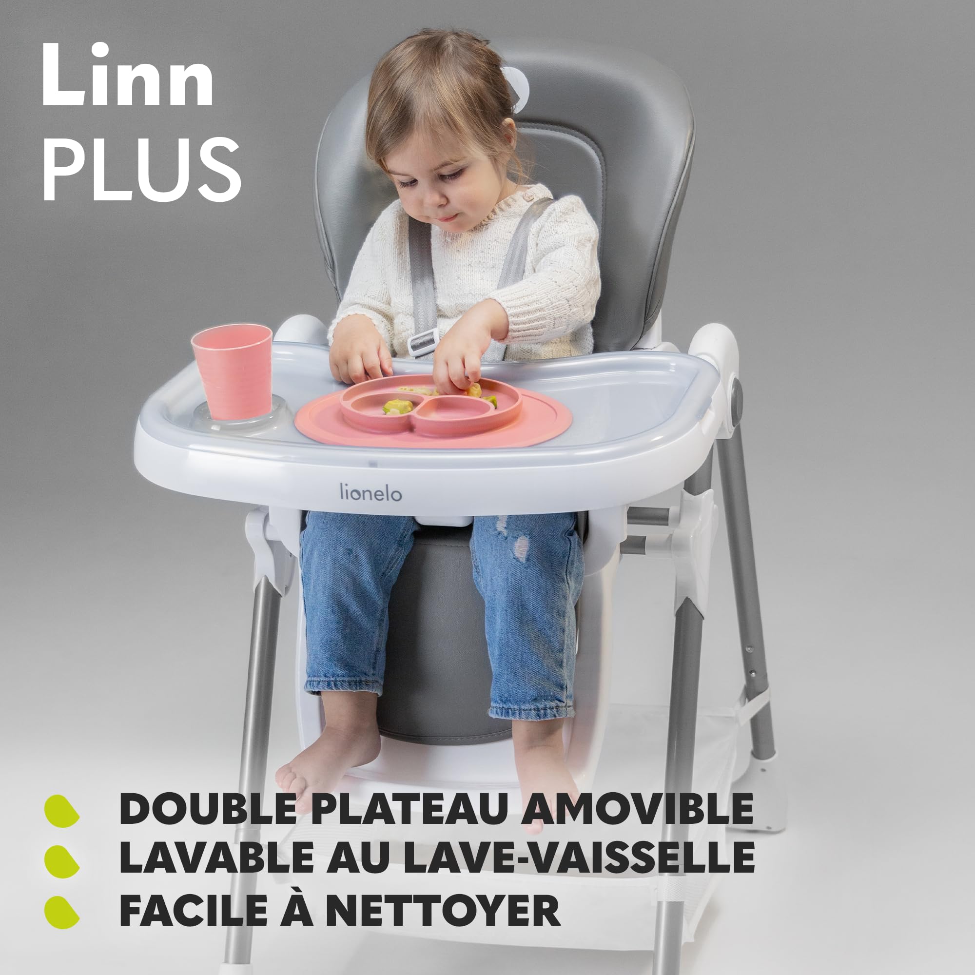 lionelo-linn-plus-chaise-haute-b-b-turquoise-6-36-mois image 6