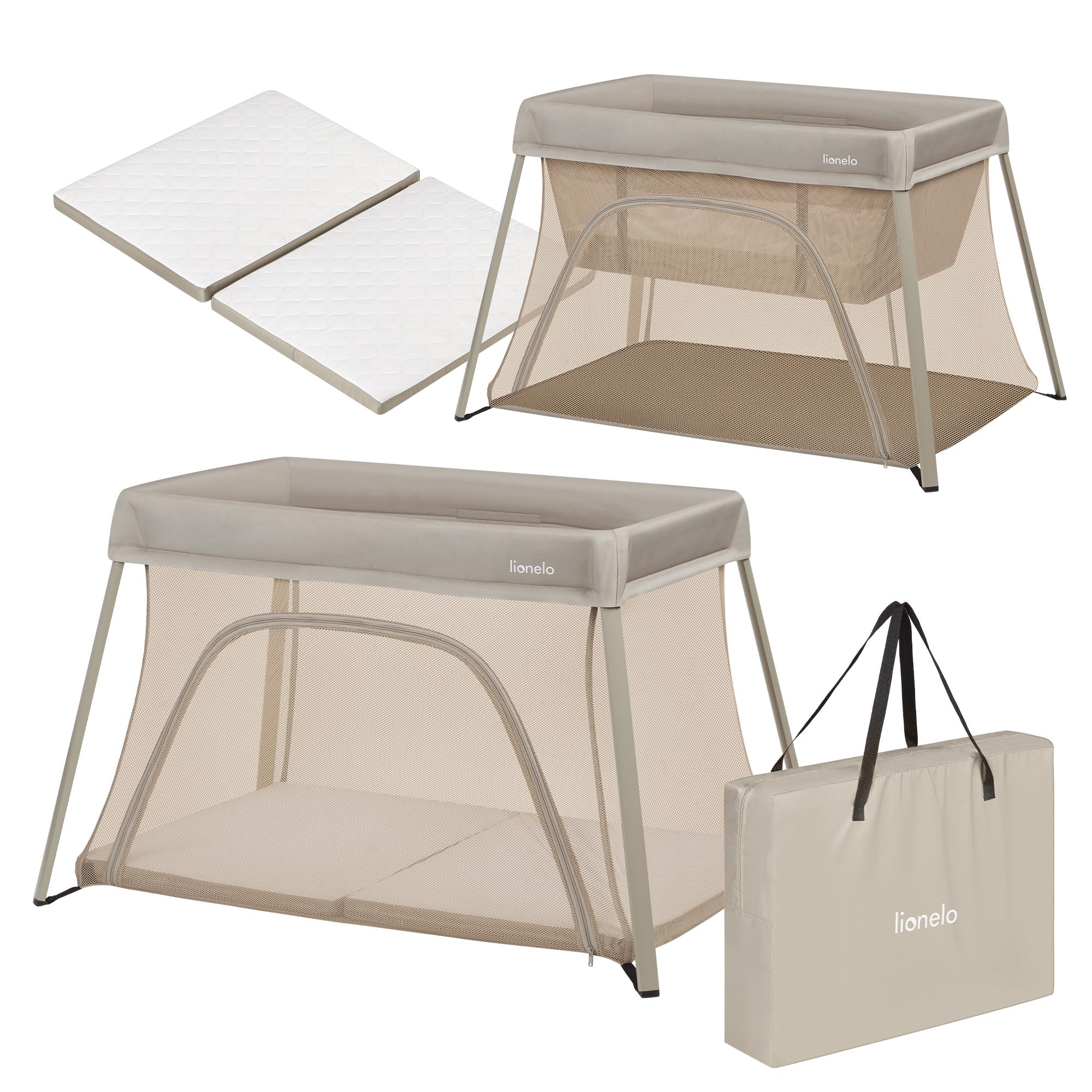 lionelo-alice-lit-de-voyage-3-en-1-beige-15-kg image 1