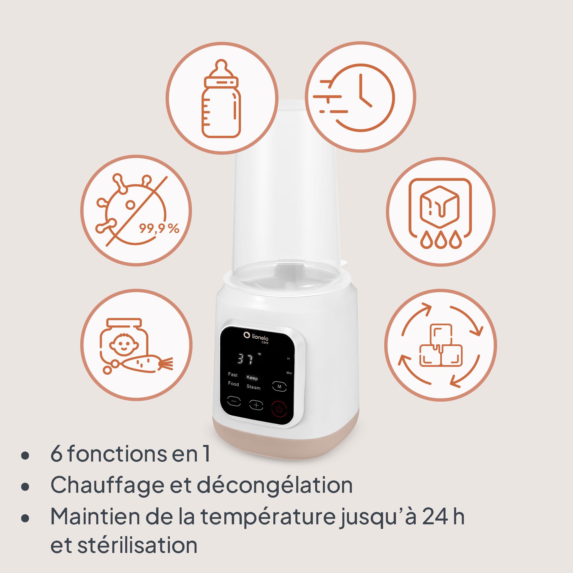lionelo-thermup-3-0-chauffe-biberon-lectrique-6-en-1-400-w image 3