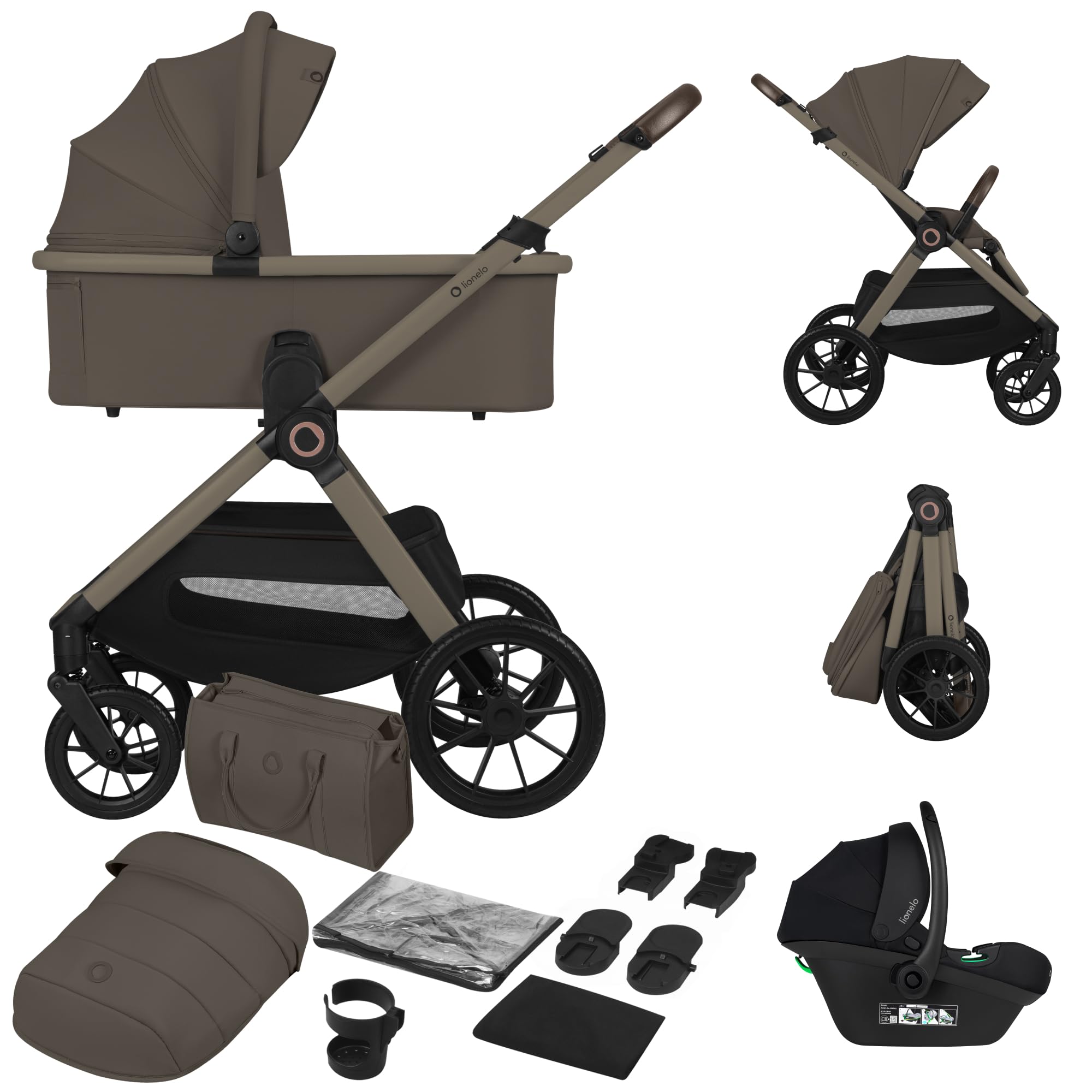 lionelo-layla-poussette-3-en-1-nacelle-si-ge-auto-22-kg image 1