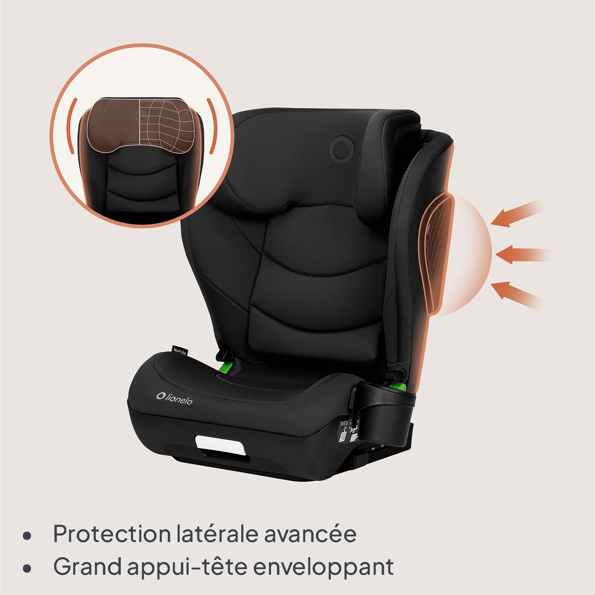 lionelo-neal-i-size-si-ge-auto-100-150-cm-noir-carbone image 4